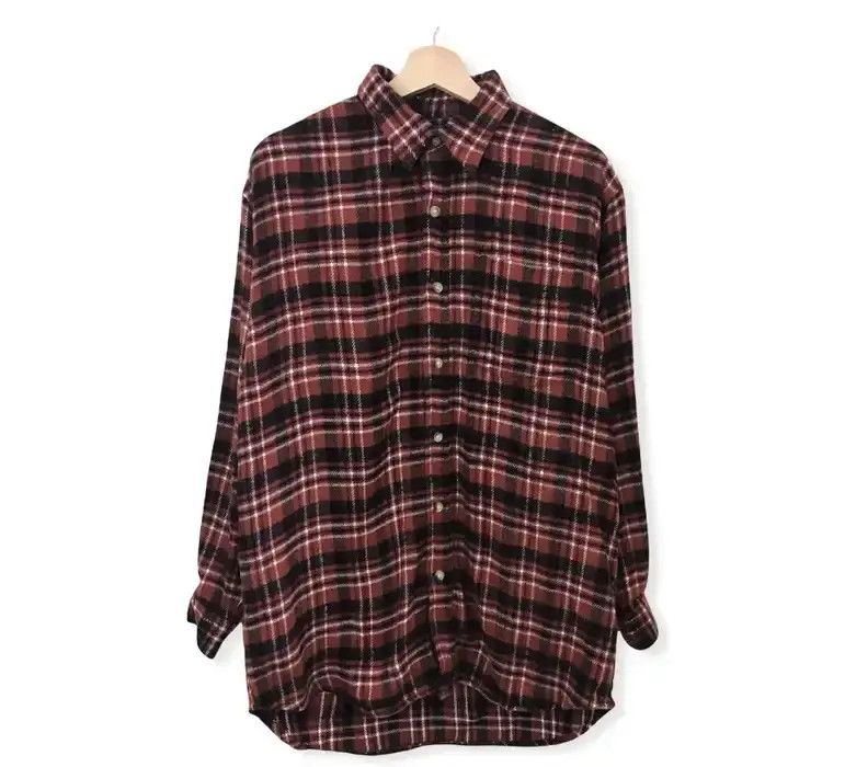 image of Valentino Monica Flannel Shirt Button Up, Men's (Size Large)