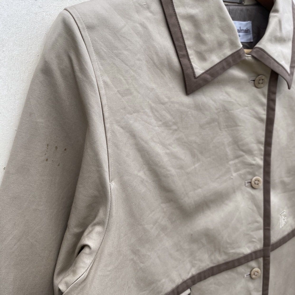 Designer × Pierre Balmain Vintage Pierre Balmain Paris Trench Coat Size US S / EU 44-46 / 1 - 11 Thumbnail