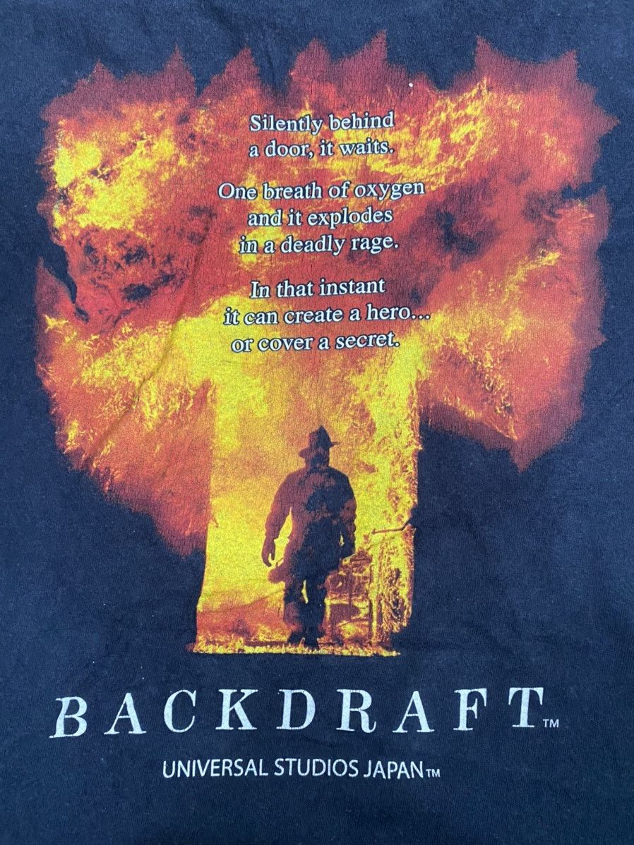 Vintage ✅ VINTAGE BACKDRAFT American action thriller movie shirt Size US M / EU 48-50 / 2 - 5 Thumbnail