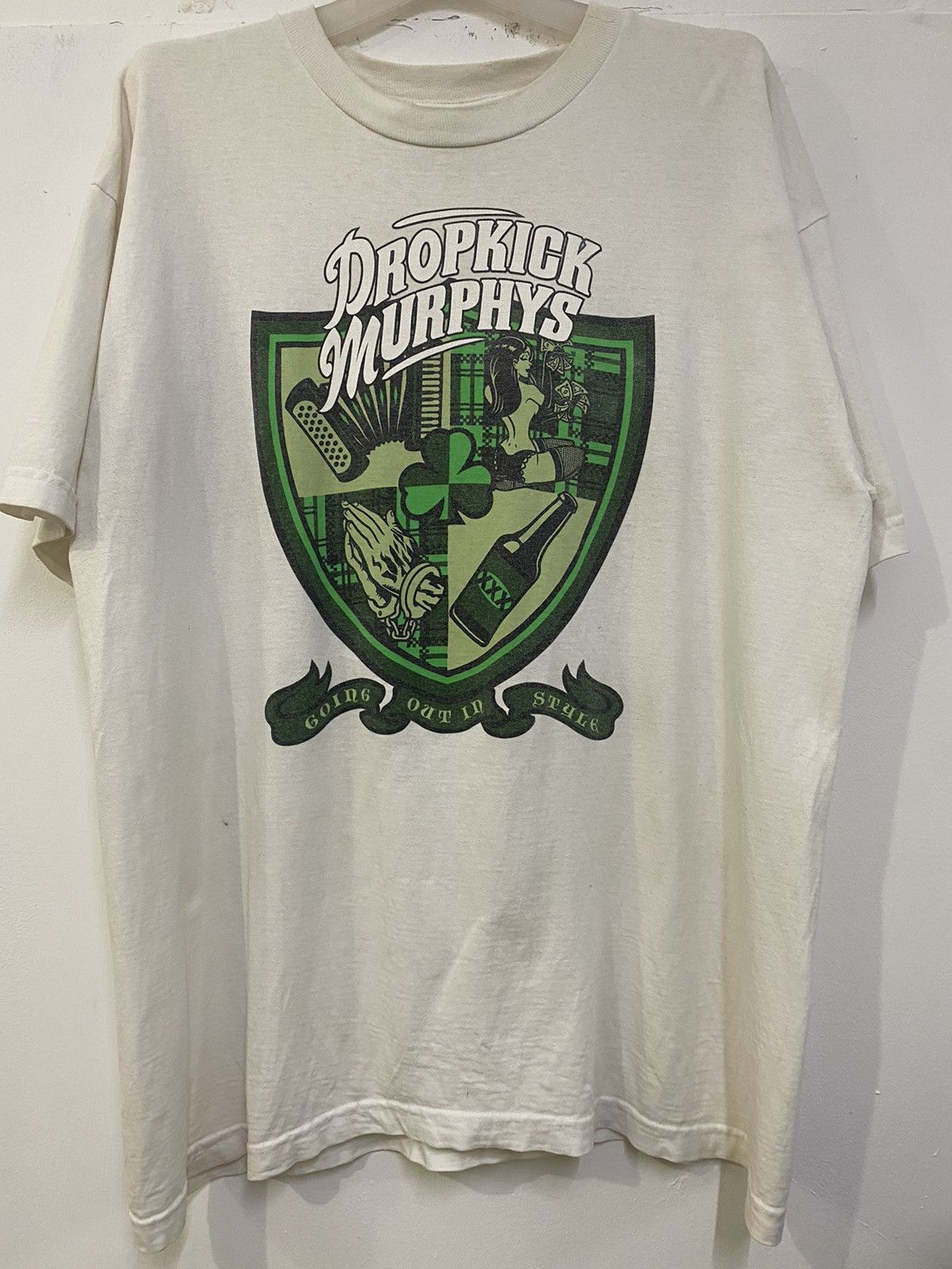 Band Tees 💥VINTAGE Y2K DROPKICK MURPHY AMERICAN CELTIC PUNK BAND Size US XL / EU 56 / 4 - 1 Thumbnail