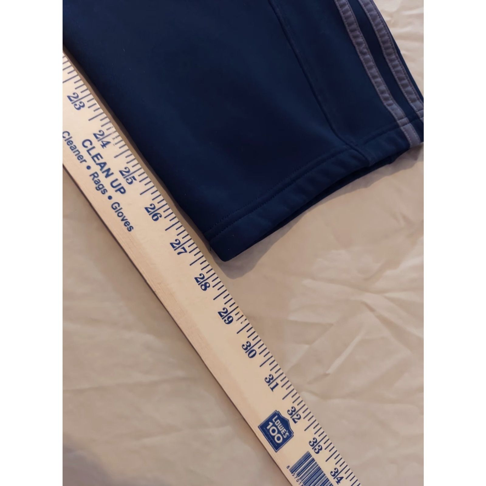 Adidas adidas Pants L Mens Navy Blue Athletic Gym Workout Sweatpants Size US 33 - 7 Thumbnail