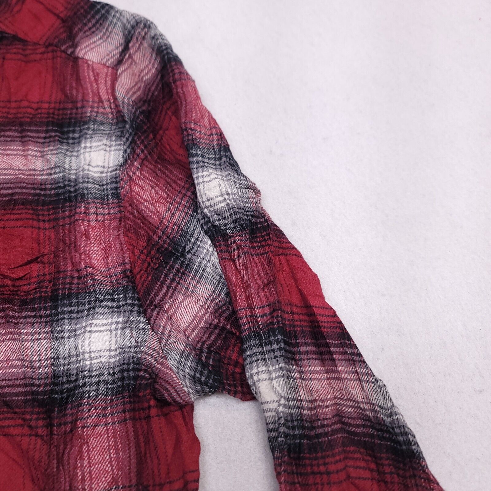Croft & Barrow Croft & Barrow Tartan Flannel Shirt Mens Size Large L Red Size US L / EU 52-54 / 3 - 5 Thumbnail