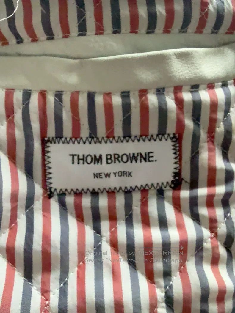 Thom Browne Thom Browne Gray leather baseball uniform Size US M / EU 48-50 / 2 - 3 Thumbnail
