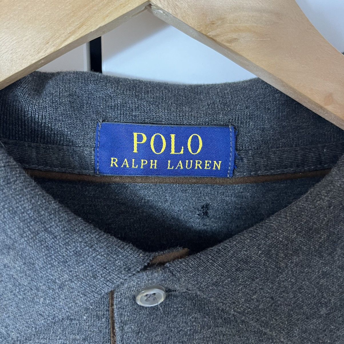 Polo Ralph Lauren Polo Ralph Lauren Grey Longsleeve Polo Shirt Streetwear Y2K Size US XL / EU 56 / 4 - 3 Thumbnail