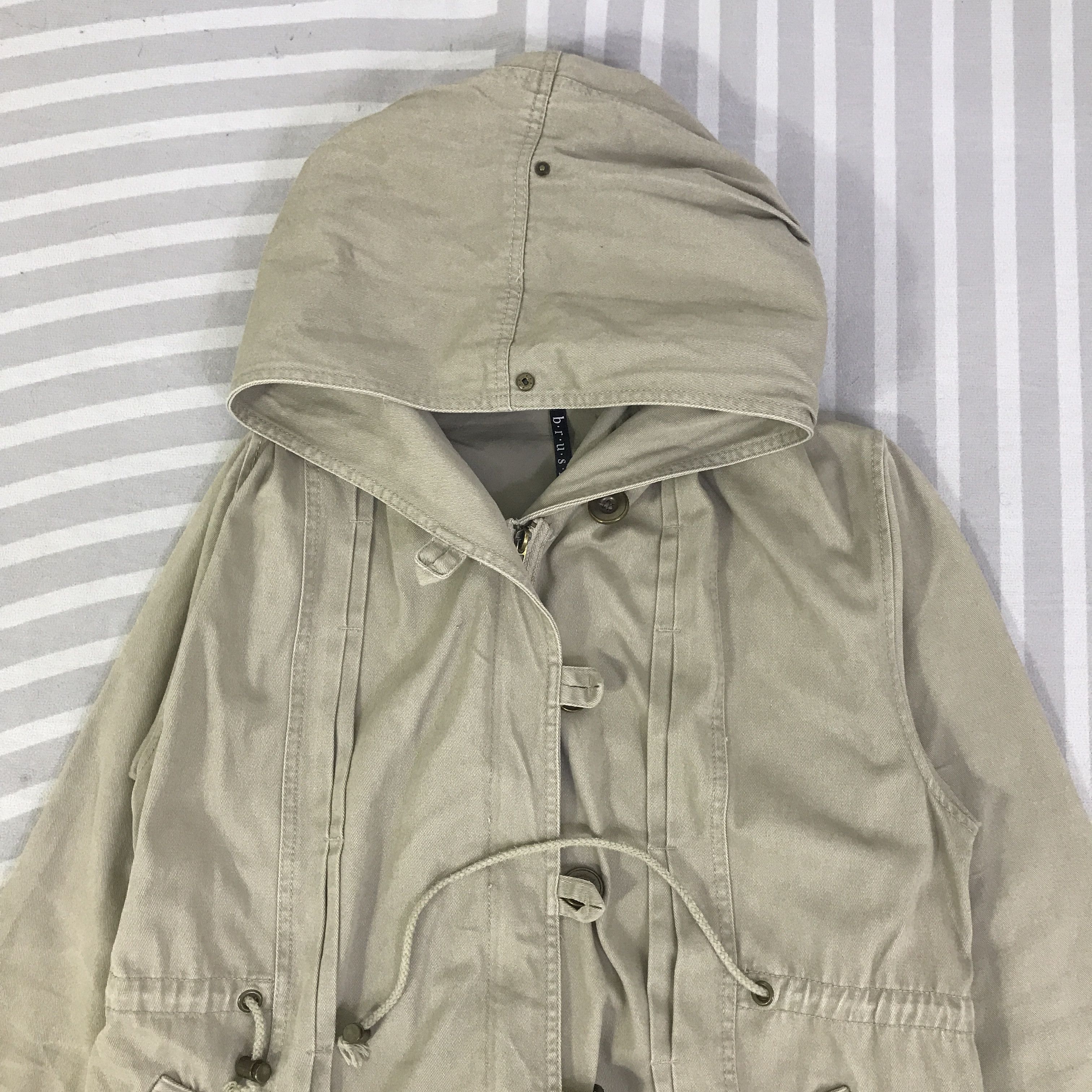 Japanese Brand Vintage B.r.u.s.h Japan Parkas Hoodie Jacket K122B4 Size US M / EU 48-50 / 2 - 2 Thumbnail