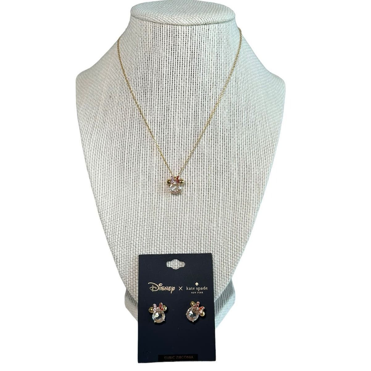 Kate Spade Kate Spade Disney Minnie Studs Earrings and Necklace Set Size ONE SIZE - 1 Thumbnail