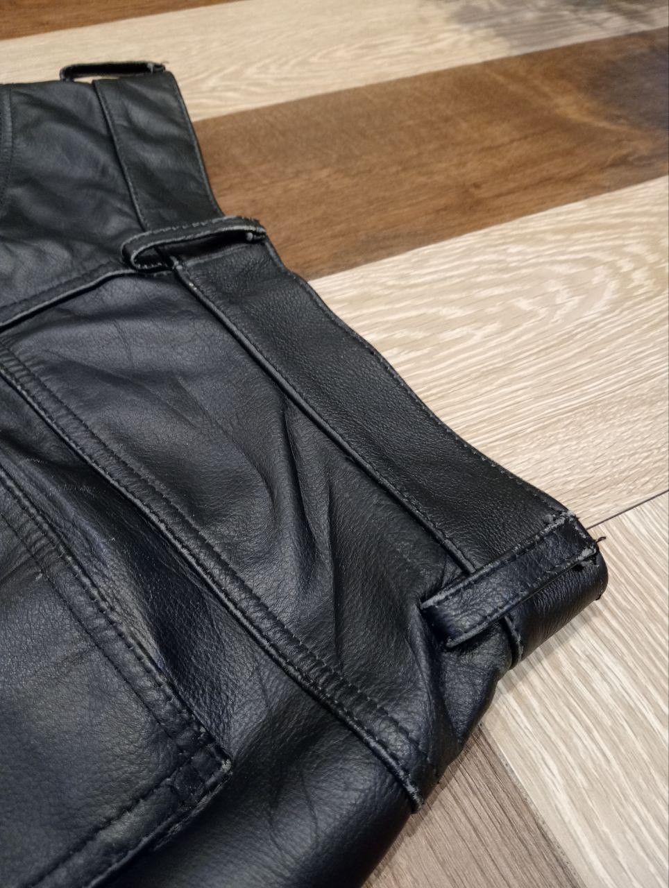 Leather JAPANESE BLACK LEATHER PANTS Size US 29 - 13 Thumbnail