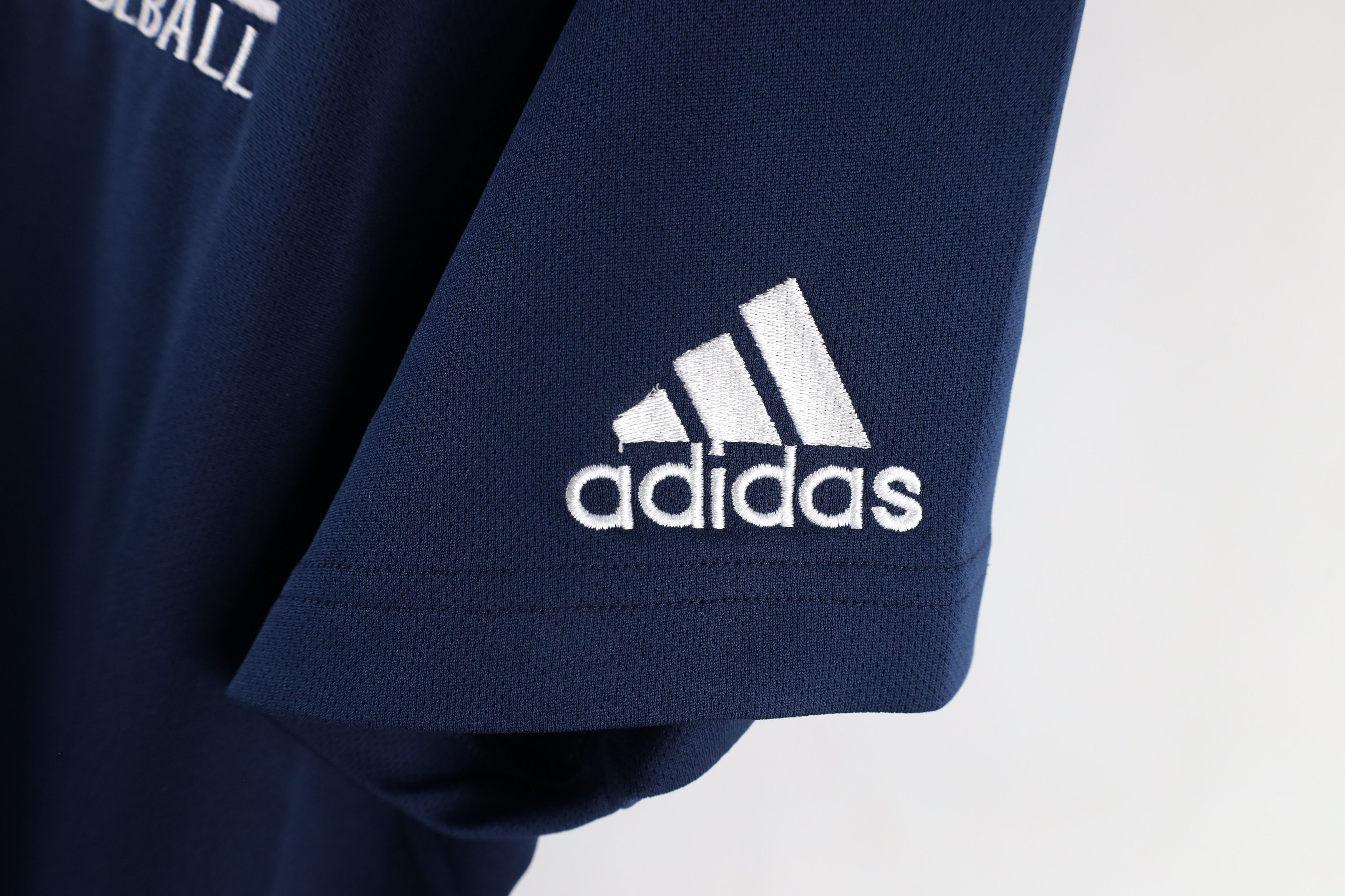 Adidas × Vintage Adidas University of Akron Baseball Collared Polo Shirt Blue Size US XL / EU 56 / 4 - 4 Thumbnail