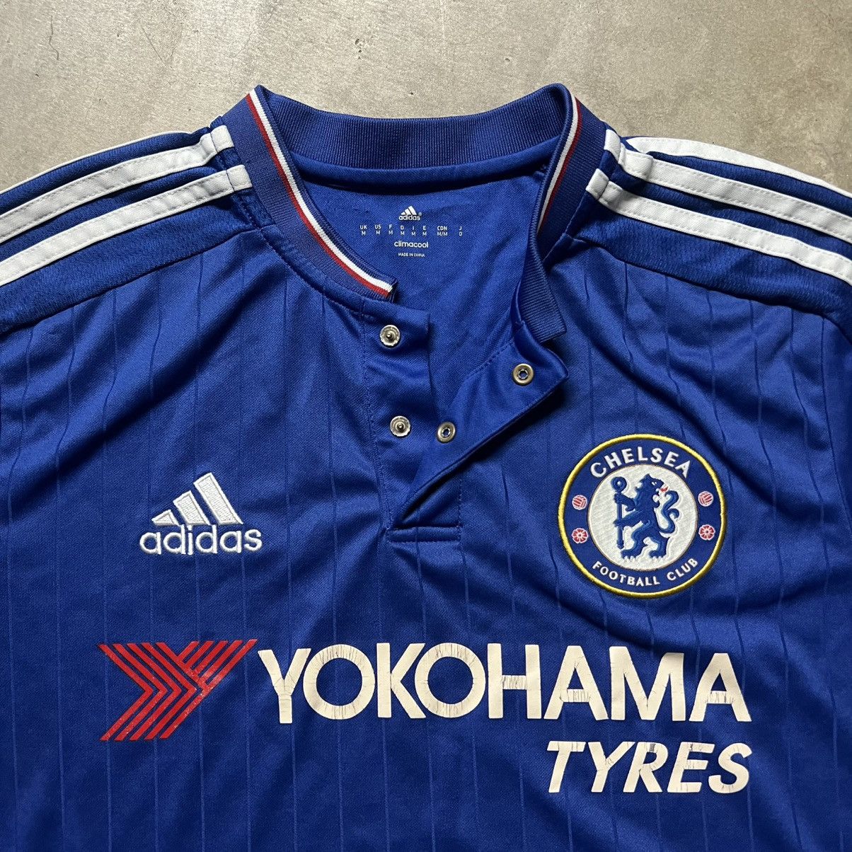Adidas Vintage 2015 FIFA Chelsea F.C. HOME Adidas Soccer Jersey Size US M / EU 48-50 / 2 - 2 Thumbnail