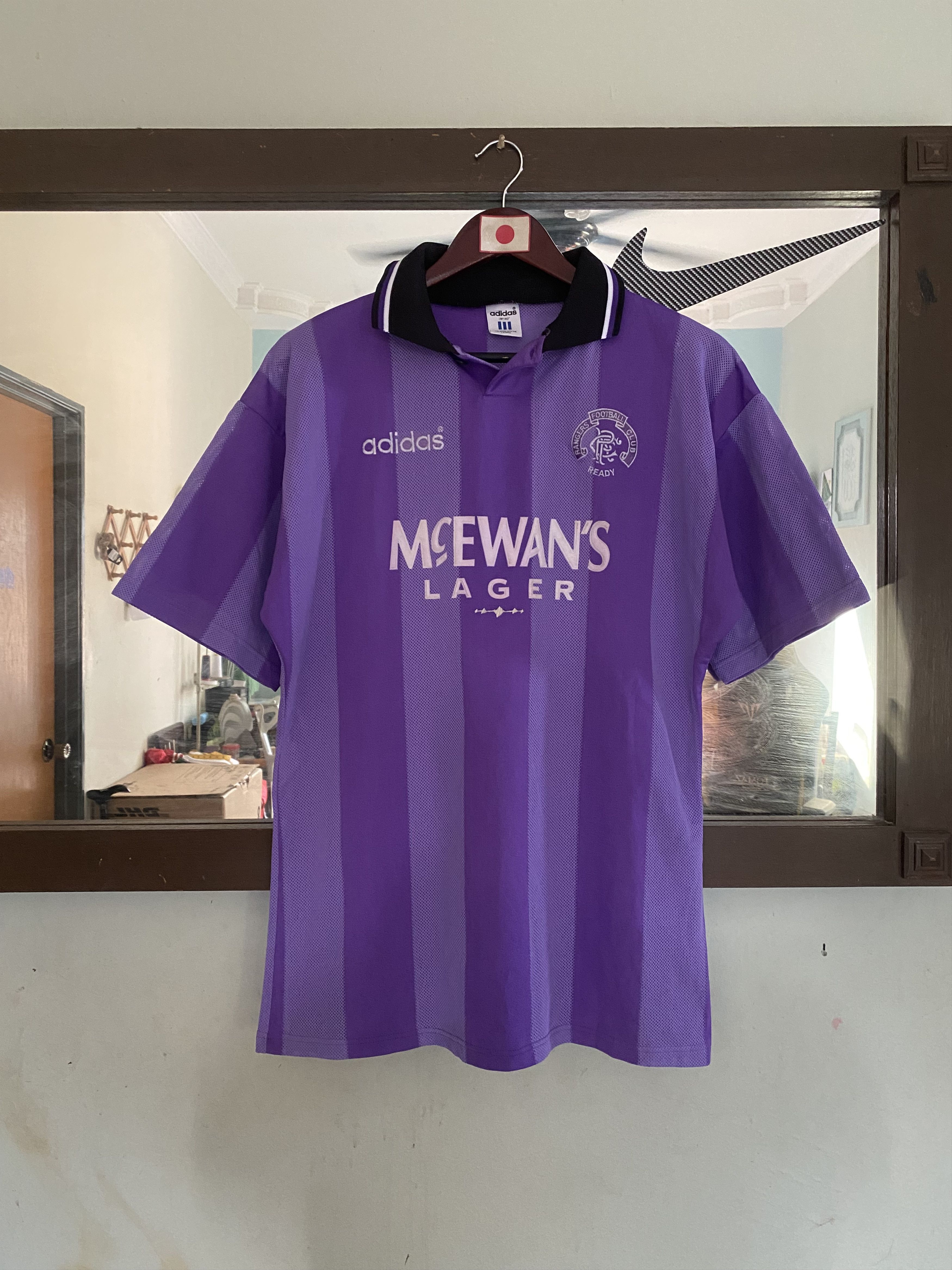Adidas × Vintage Vintage Glasgow Rangers 1994 Football Shirt Soccer Jersey Size US M / EU 48-50 / 2 - 1 Thumbnail