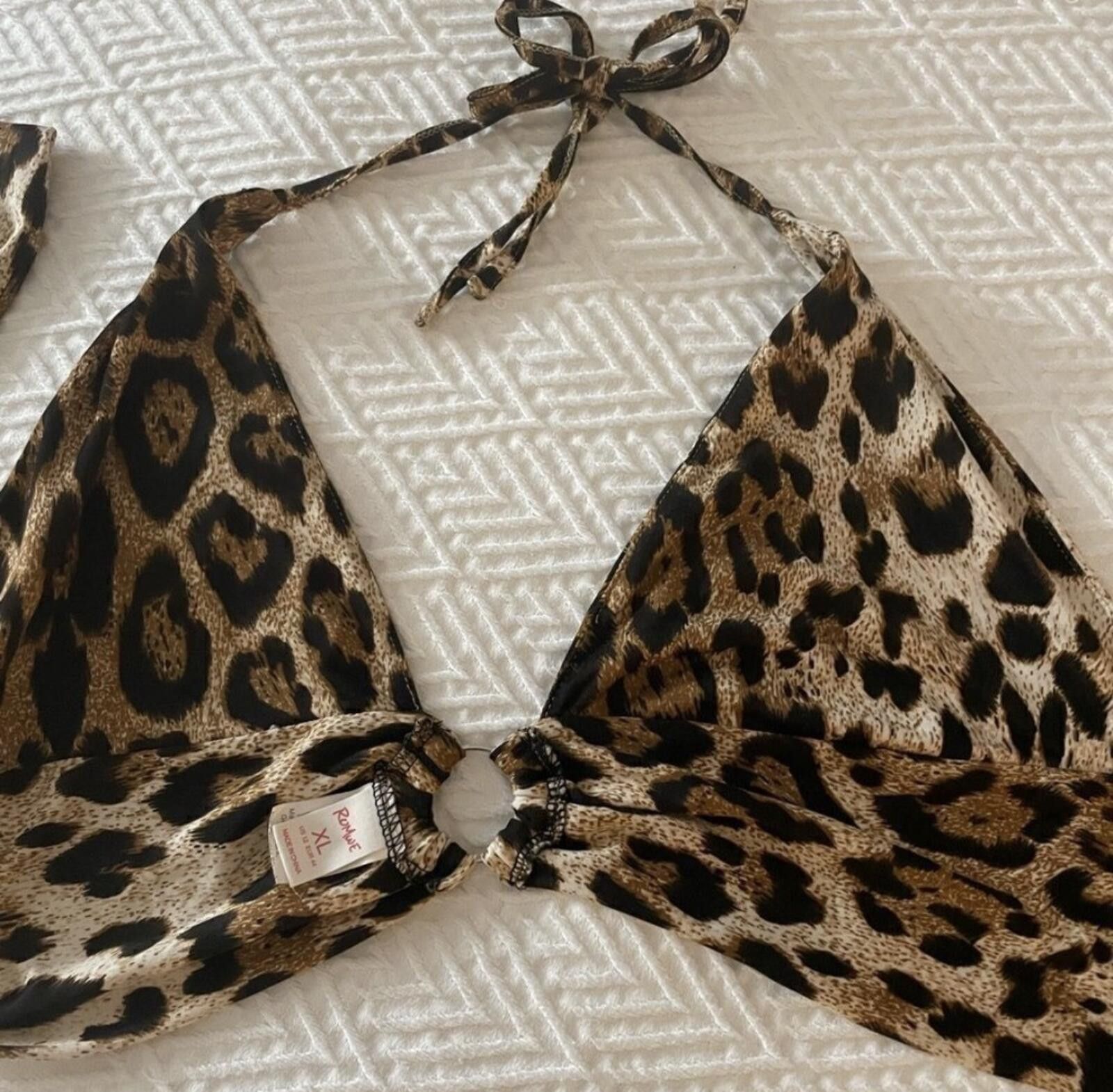 Romeo Gigli Romwe leopard print top Size XL / US 12-14 / IT 48-50 - 5 Thumbnail