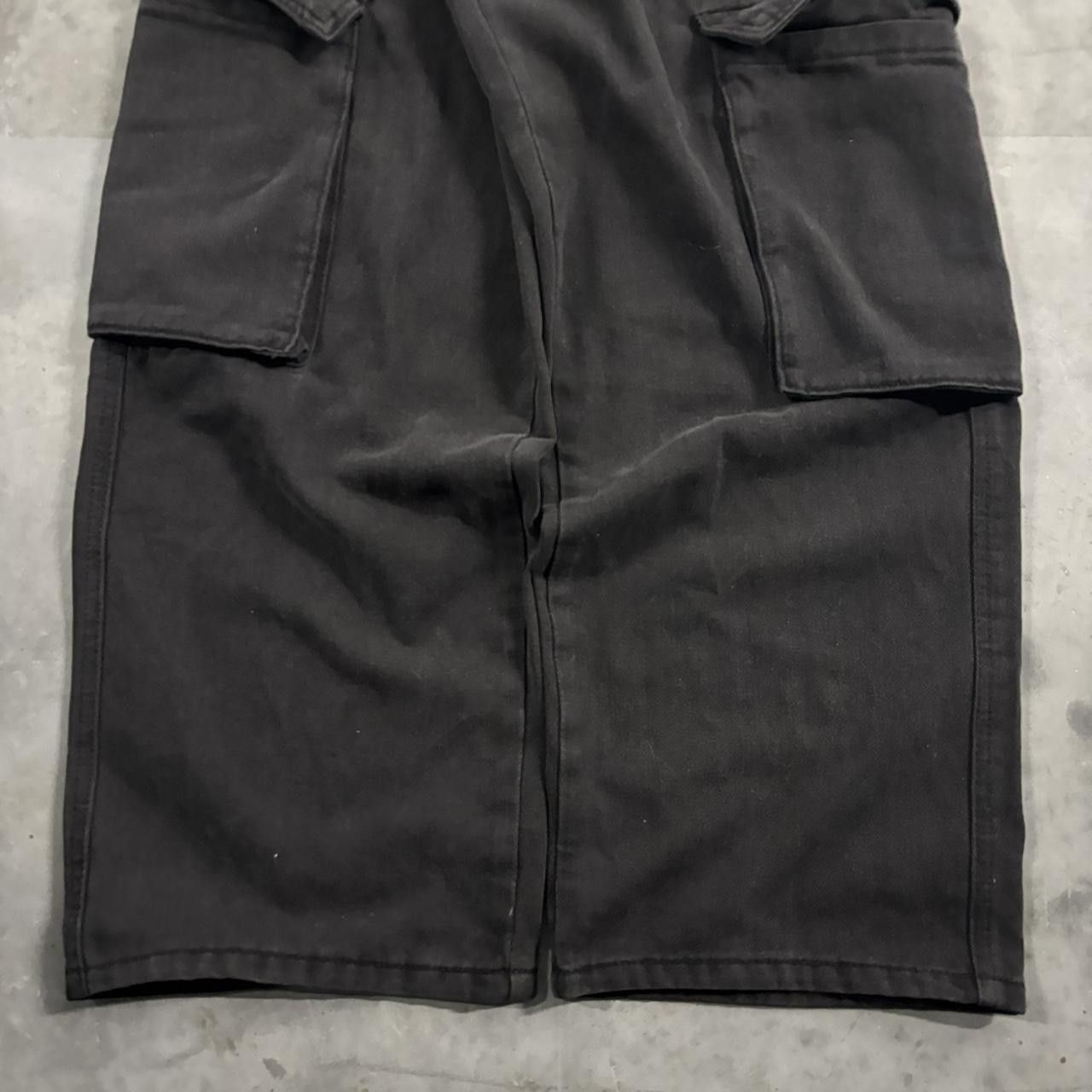 Vintage Crazy Vintage Y2K/2000s Baggy Grunge Black Streetwear Cargo Jeans! 36x32 Size US 36 / EU 52 - 6 Thumbnail