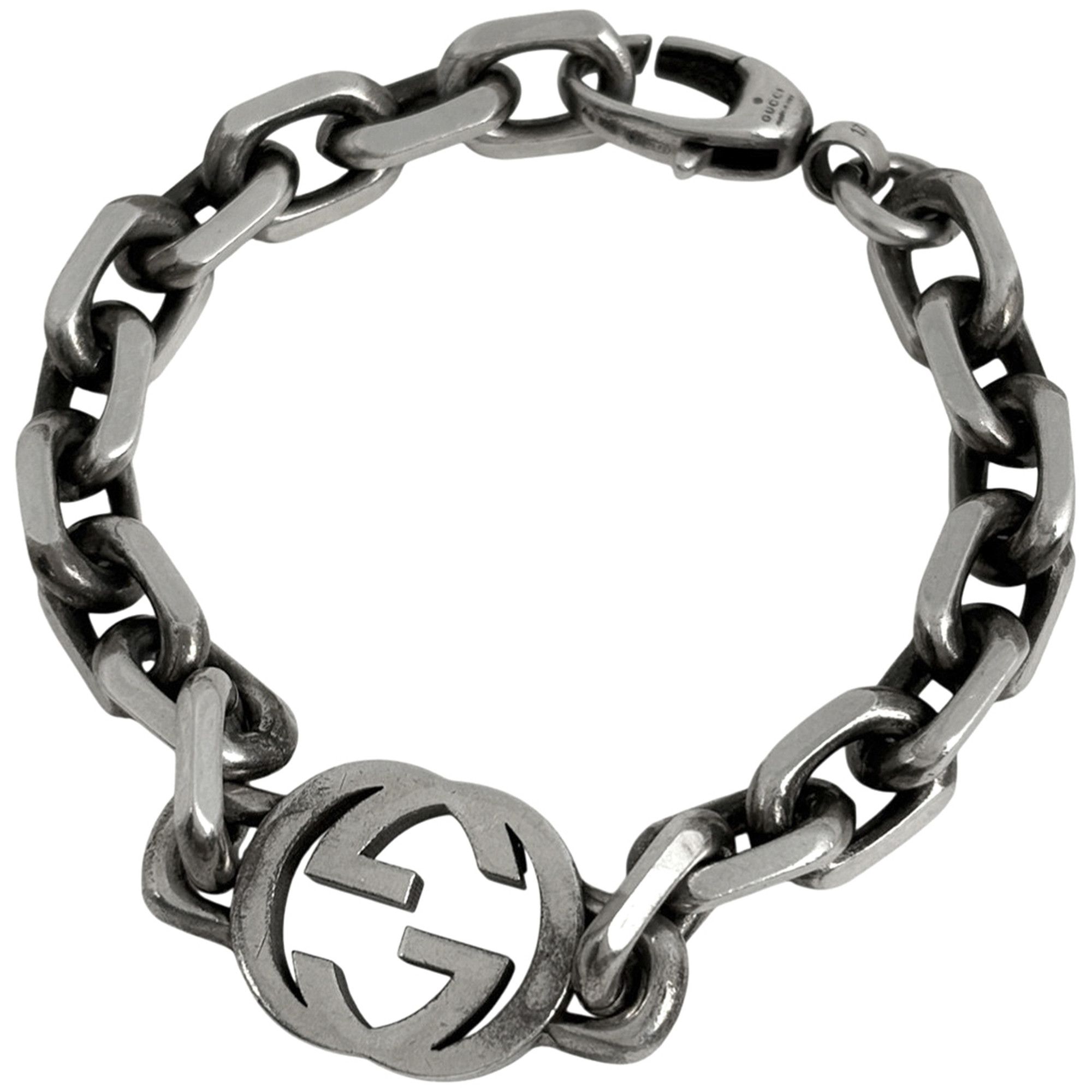 Gucci Gucci Interlocking G Arabesque Bracelet High Ankle Bangle 