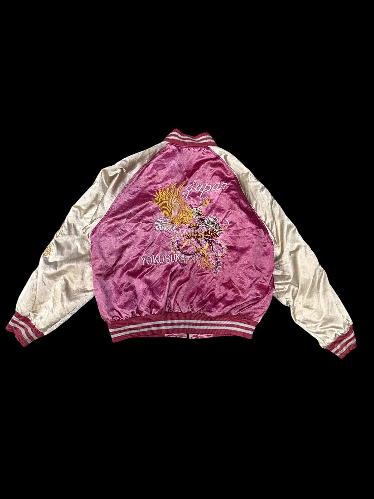 Japanese Brand VINTAGE JUNGLE STORM SUKAJAN DRAGON JACKET 3G0012 Size US L / EU 52-54 / 3 - 2 Thumbnail
