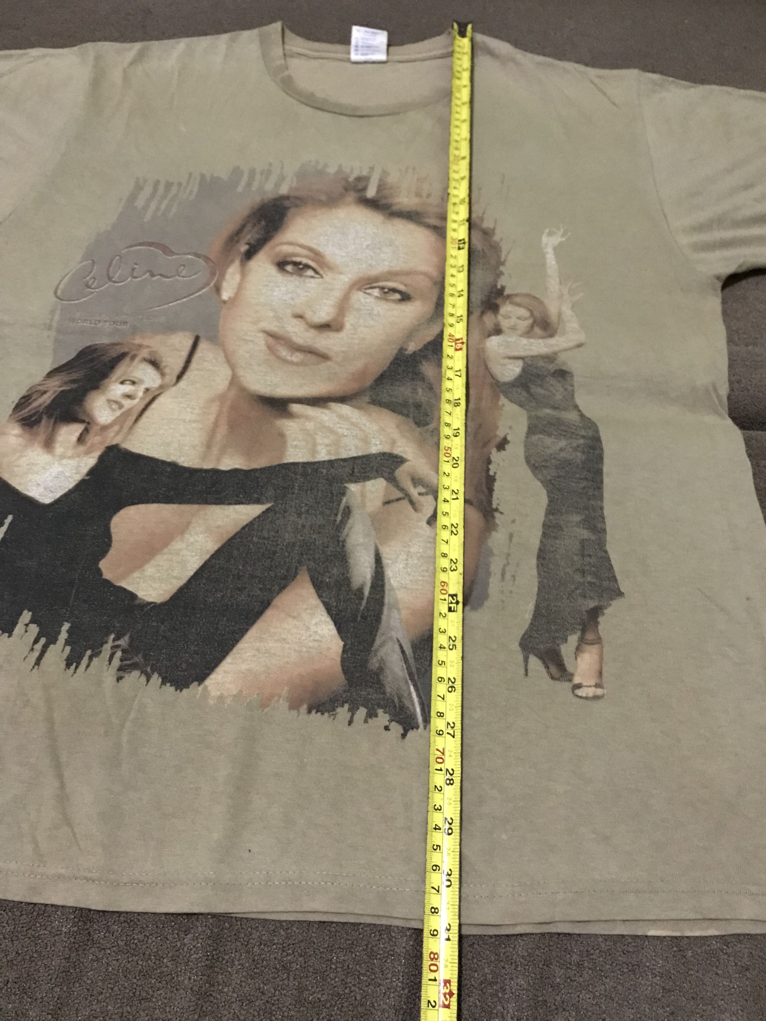 Vintage Vintage Celine Dion 1999 Tour Shirt Madonna Mariah Carey Size US L / EU 52-54 / 3 - 9 Thumbnail
