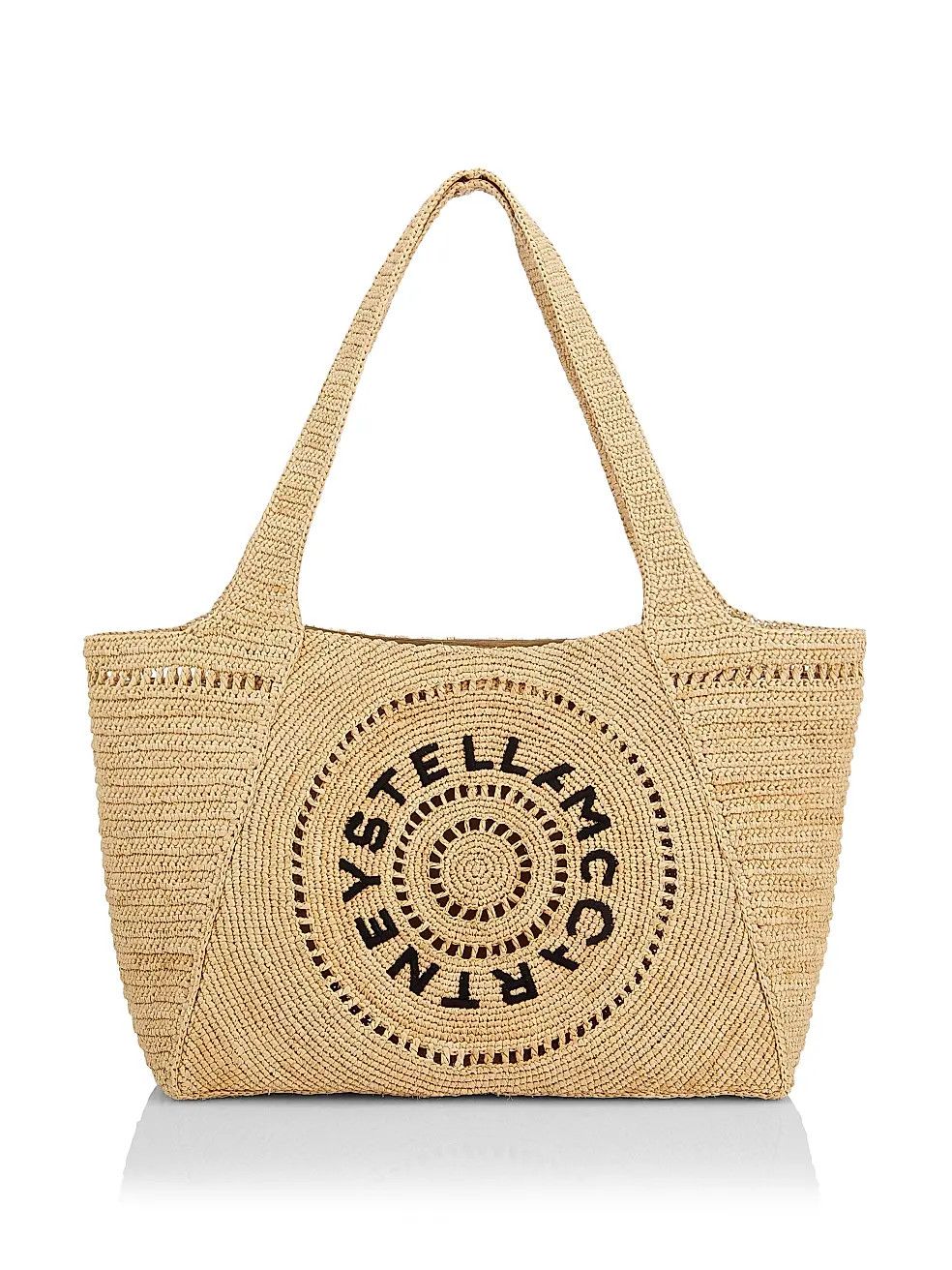 Stella McCartney os11x0326 Size: OS / Logo Crochet Raffia Tote Bag Size ONE SIZE - 1 Thumbnail
