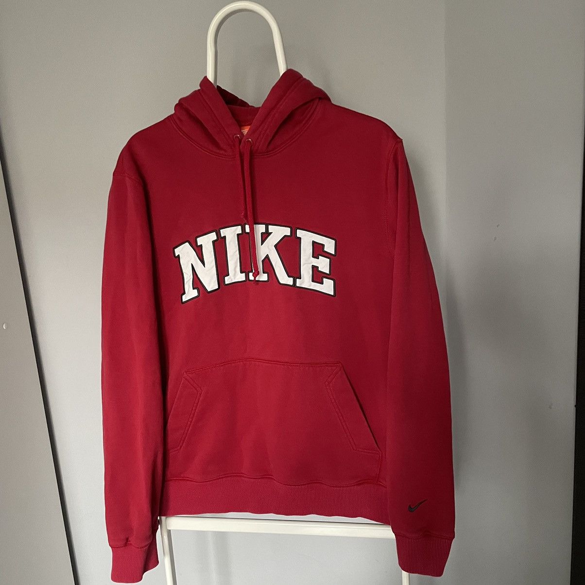 Nike × Vintage Nike hoodie big logo y2k sportswear rare casual drill Size US M / EU 48-50 / 2 - 1 Thumbnail