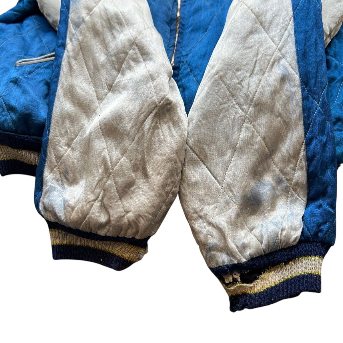 Vintage 🔥 50s WWII SUKAJAN SOUVENIR ANIMAL MOTIVE BOMBER JACKET Size US L / EU 52-54 / 3 - 9 Thumbnail