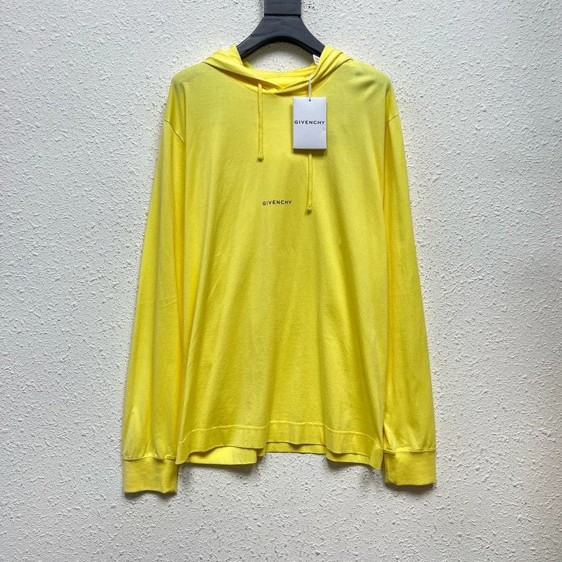 Givenchy Givenchy Small Logo Yellow Hoodie Size US M / EU 48-50 / 2 - 1 Thumbnail
