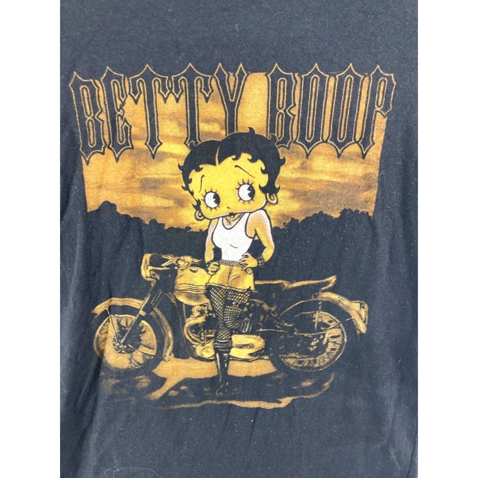 Vintage Brisco Brands Mens TShirt Small Black Betty Boop Motorcycle Shirt Mens S Black Betty Boop Motorcycle Brisco Brands 90s? Size US S / EU 44-46 / 1 - 4 Thumbnail