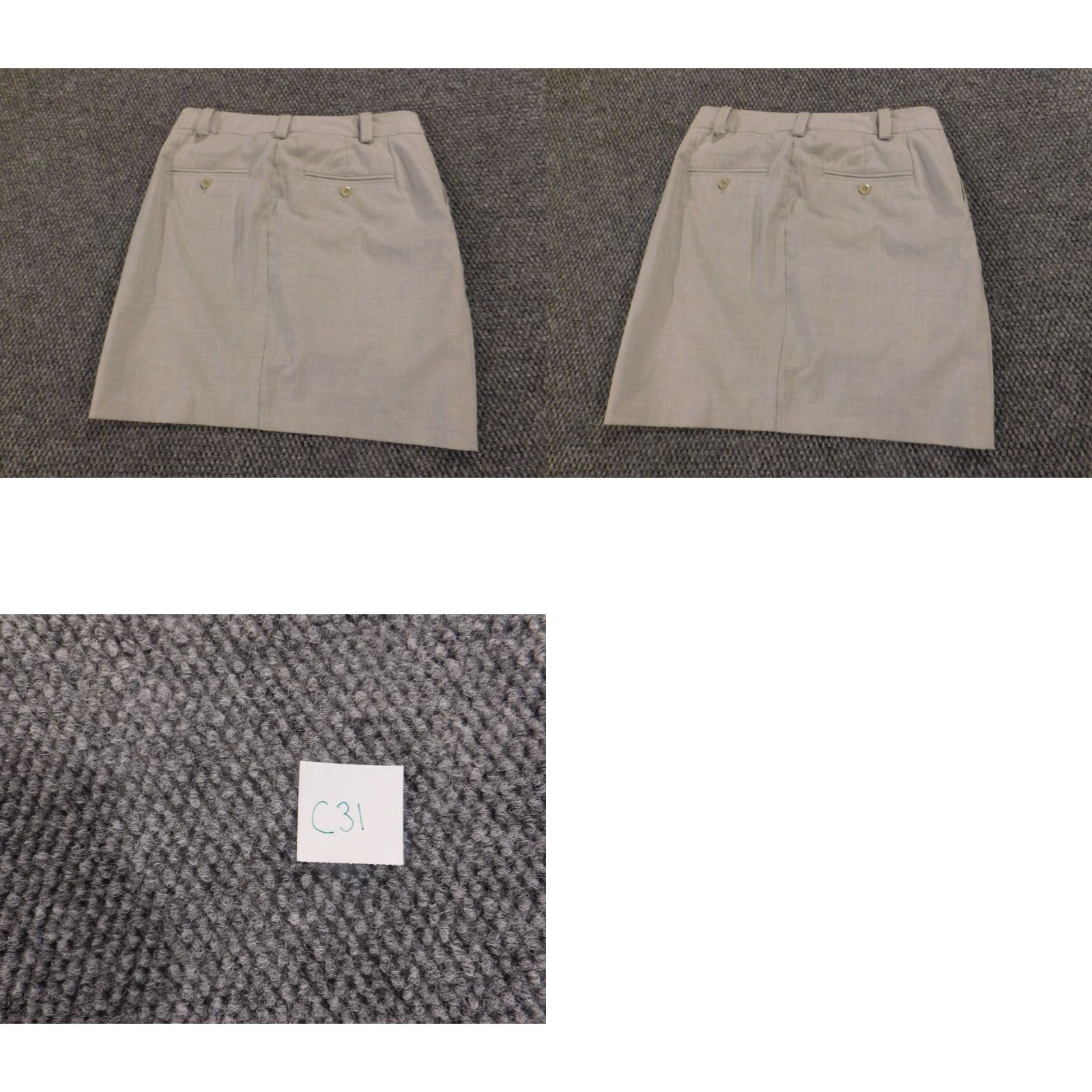 Gap Gap Skirt A-Line Knee Length Gray 27 Womens Knit Rayon Ruffle Lined Casual Vintage No (Designer Flower) Womens Size 27" / US 4 / IT 40 - 8 Thumbnail