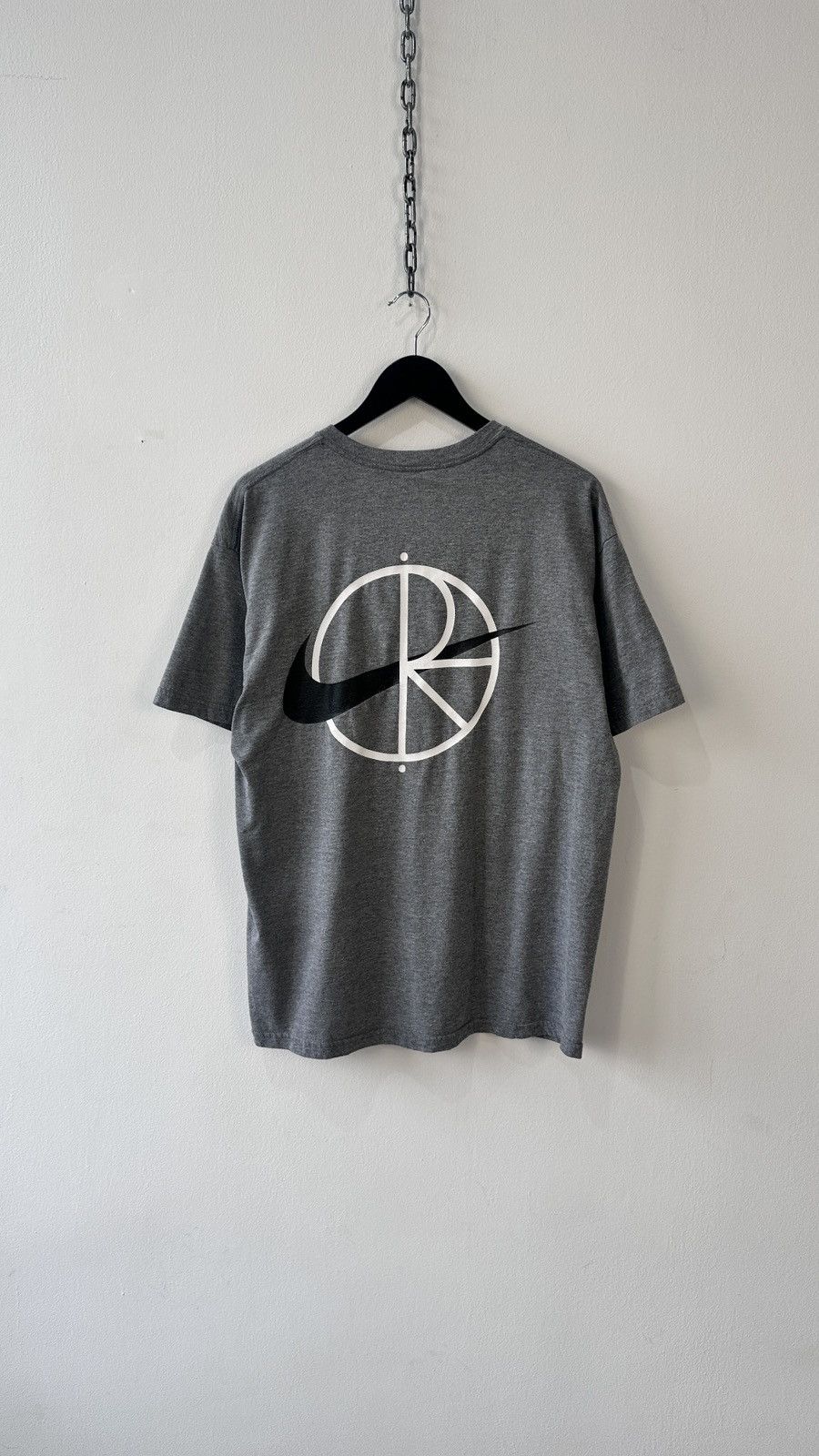 Polar Skate Co. Polar Skate Co. "Swoosh" Custom Logo Tee Heather Grey XL Size US XL / EU 56 / 4 - 1 Thumbnail