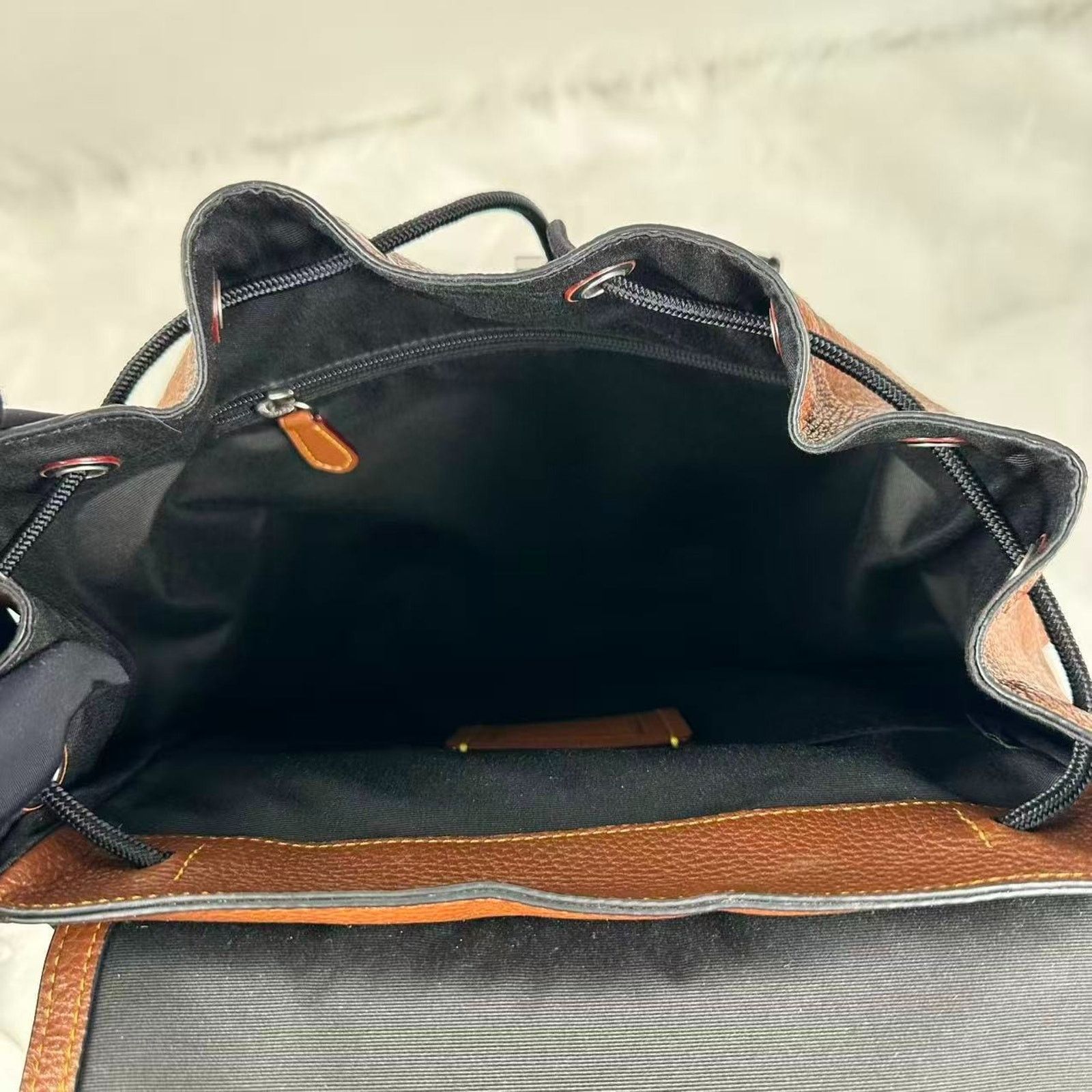 Coach COACH MEN'S Clark Backpack pebble leather Vintage Brown Size ONE SIZE - 7 Thumbnail