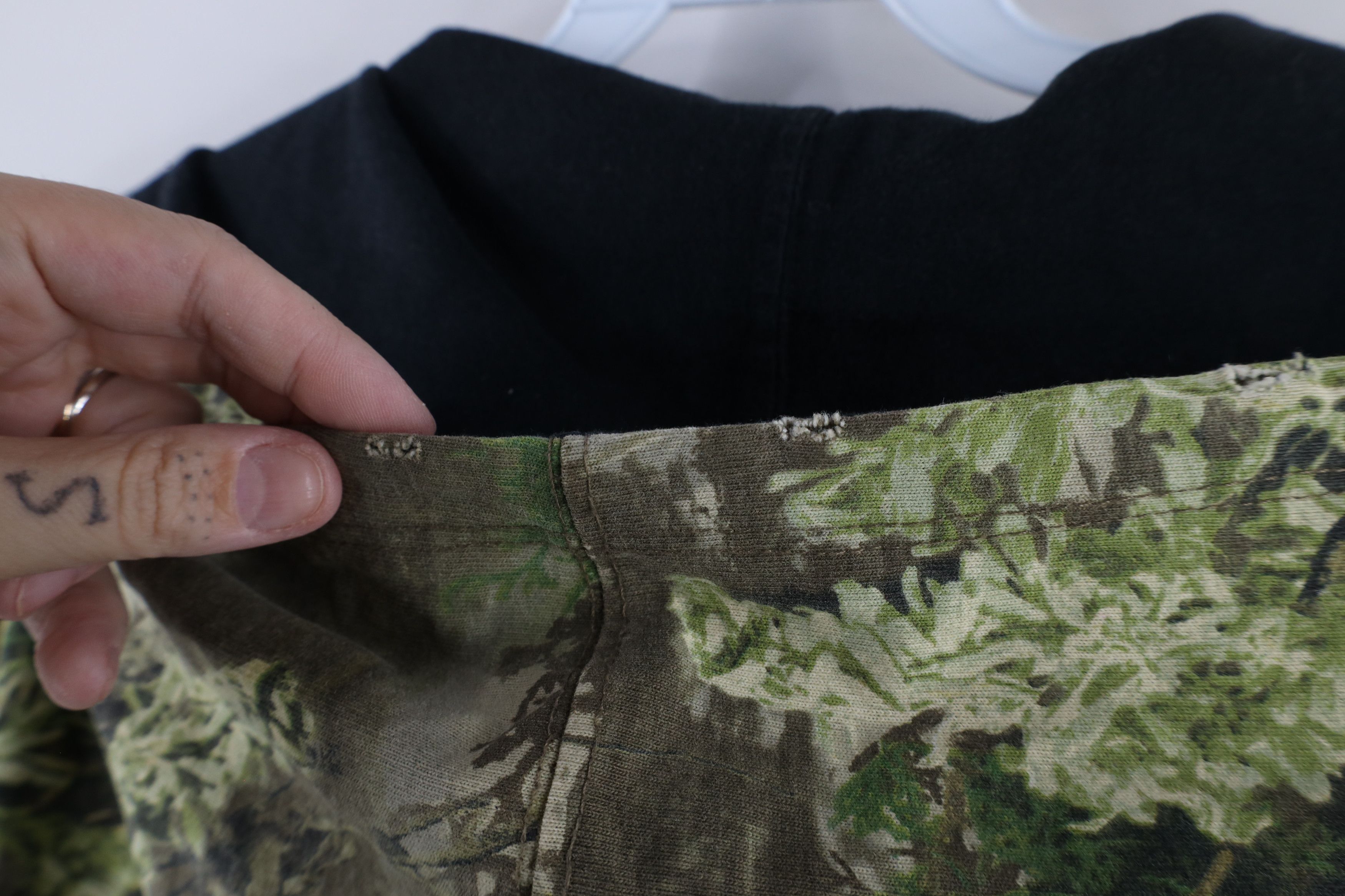 Vintage Vintage Y2K Streetwear Advantage Camouflage Full Zip Hoodie Size XXL / US 16-18 / IT 52-54 - 14 Thumbnail