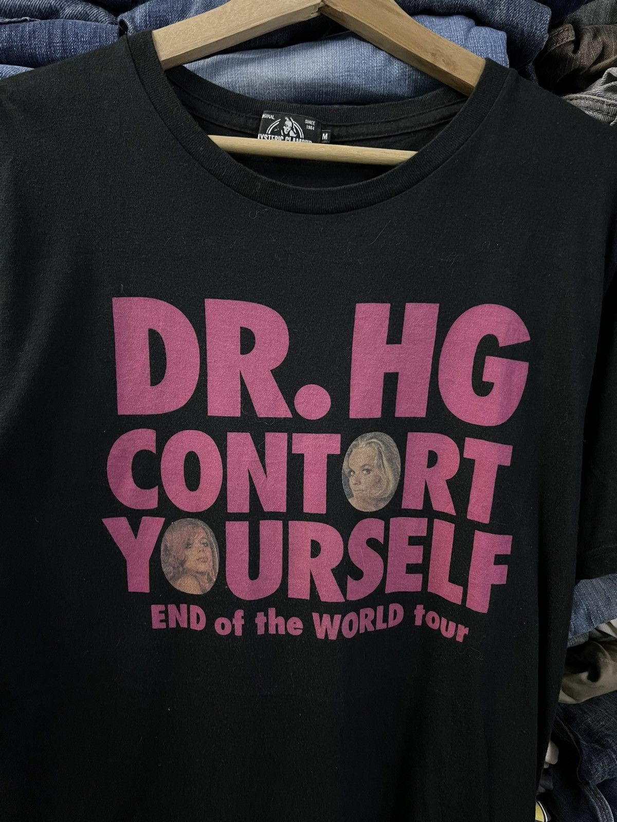 Hysteric Glamour 💥Rare💥Hysteric Glamour Dr.Hg Contort Youself Tee Size US M / EU 48-50 / 2 - 5 Thumbnail
