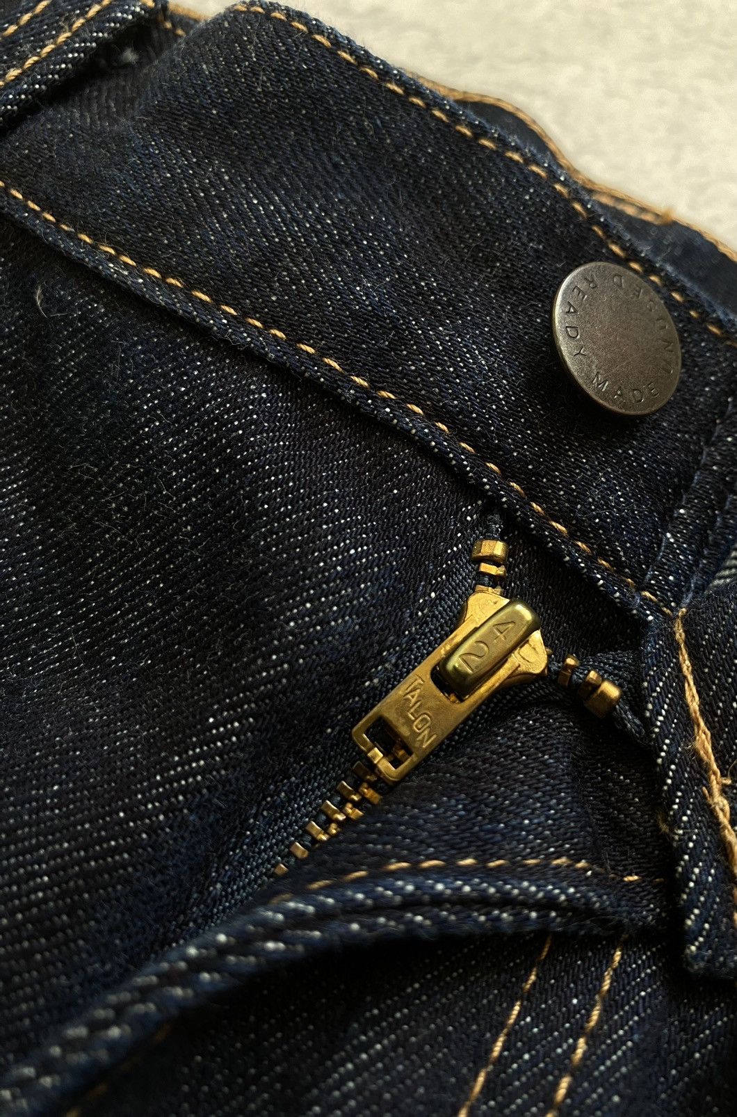 Unused Japanese Men’s Unused Denim Dark Blue Pants Size 3 Size US 32 / EU 48 - 8 Thumbnail