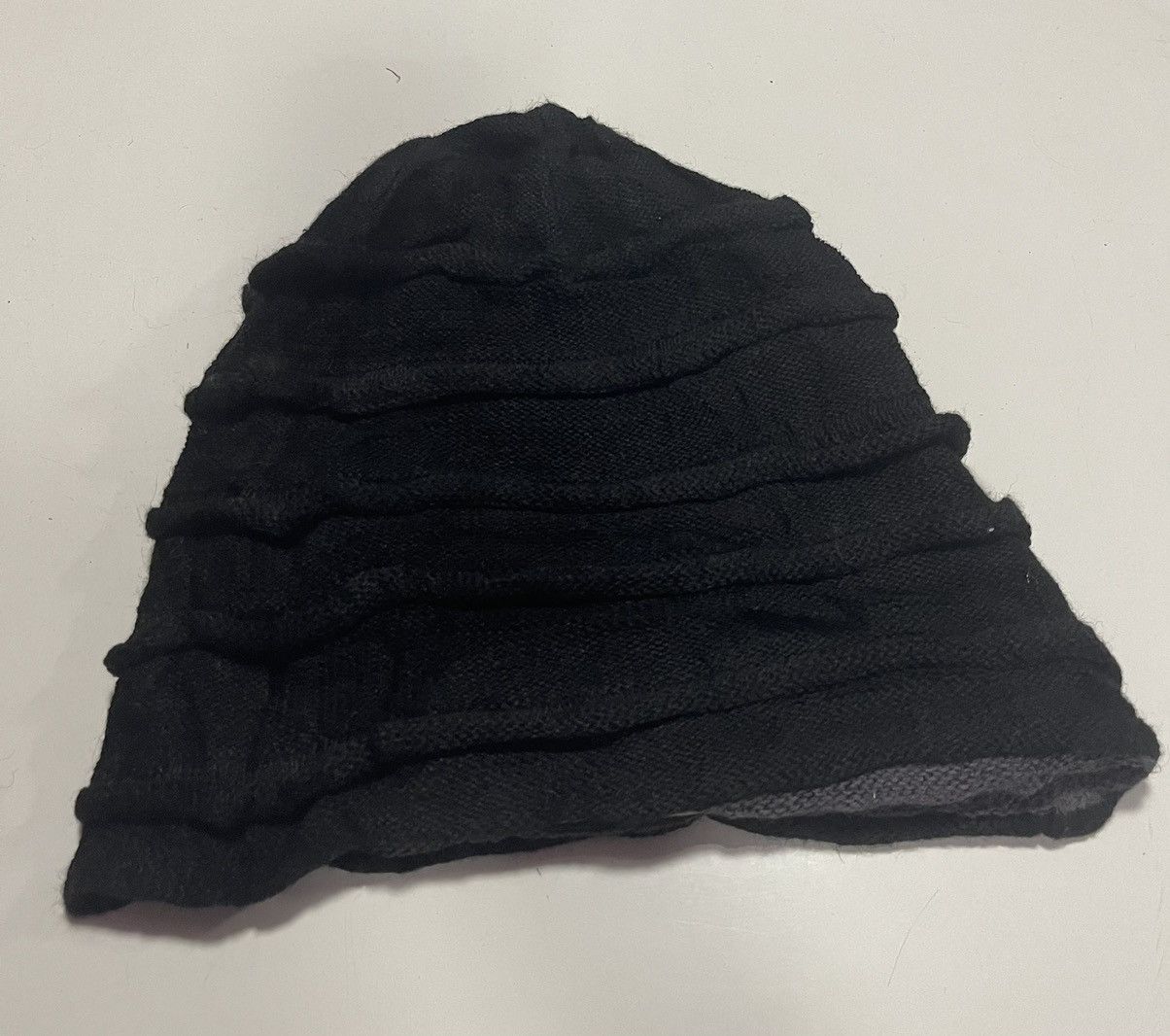 Japanese Brand VINTAGE H.T WORKS BEANIE WOOL JAPAN Size ONE SIZE - 4 Thumbnail