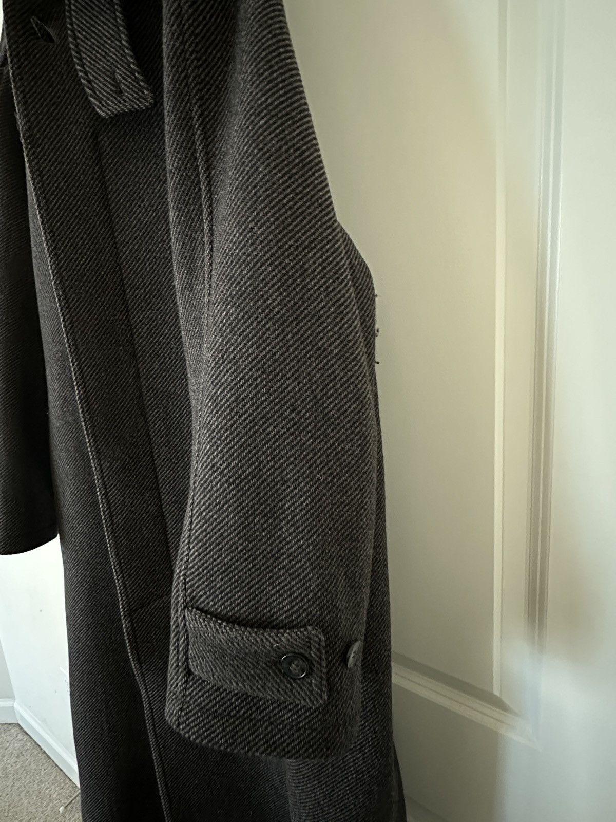 Mfpen Mfpen INSTALLATION COAT - BROWN HERRINGBONE RECYCLED WOOL Size US L / EU 52-54 / 3 - 11 Thumbnail