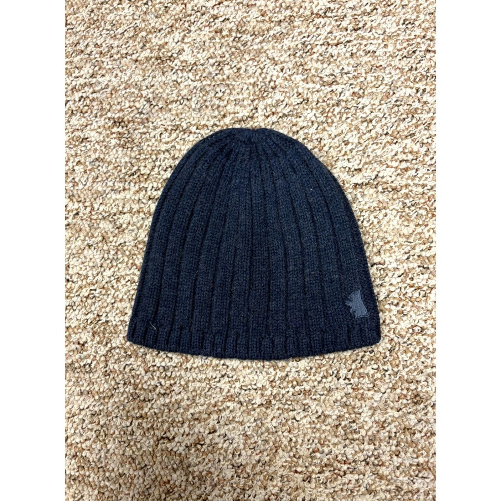 Juicy Couture VINTAGE Juicy Couture Hat Scarf Gift Set Womens Navy Blue Square/Rectangle Knit Polyester Neck Warmer Logo Open Box Size ONE SIZE - 2 Thumbnail