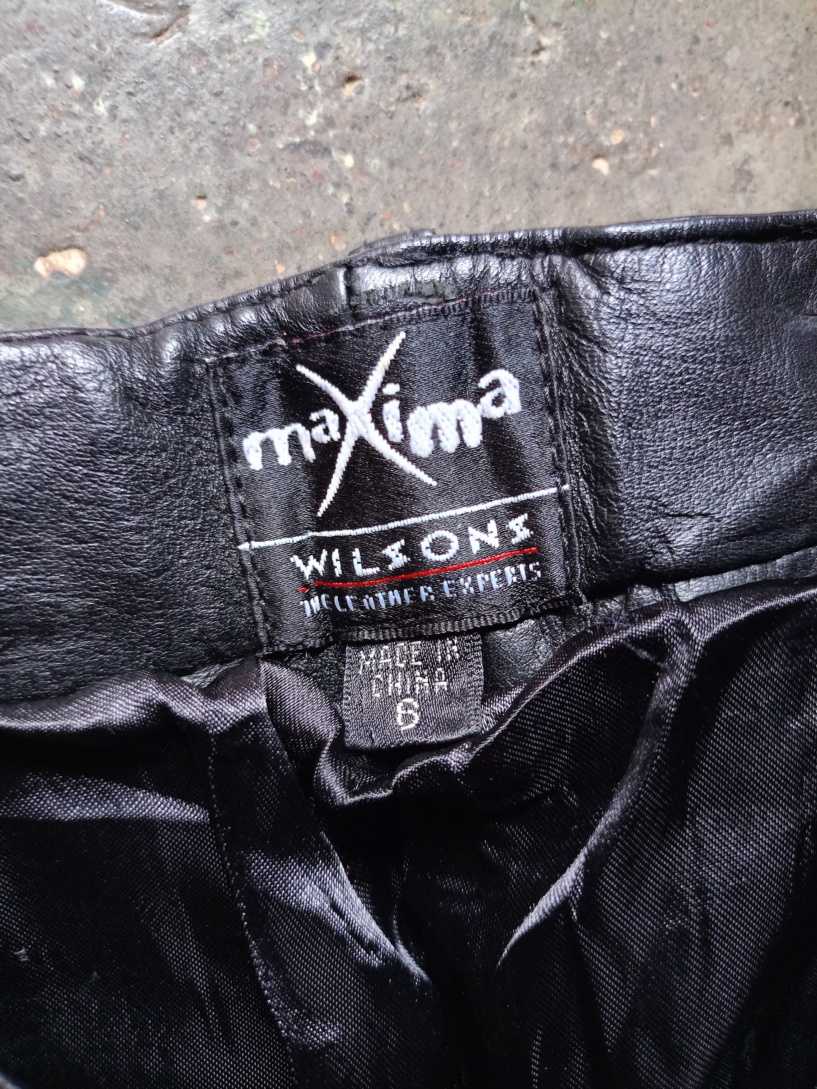 Genuine Leather × Leather × Wilsons Leather Maxima Wilsons Skinny Leather Pants Size US 27 - 5 Thumbnail