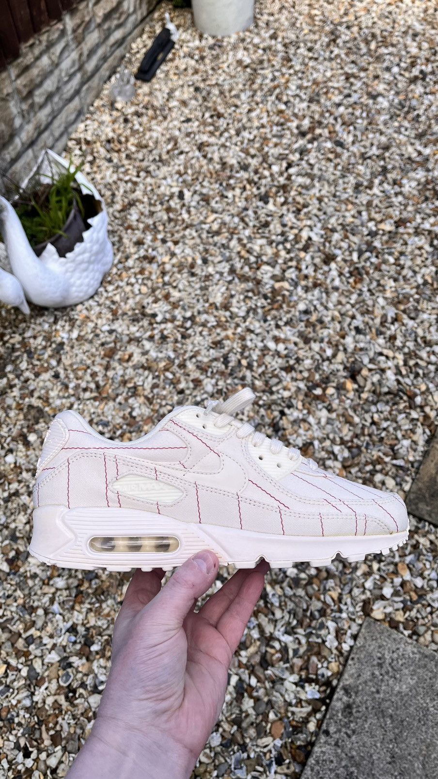 Nike NIKE AIR MAX 90 PINSTRIPE-NATURAL CHILLI Size US 10.5 / EU 43-44 - 13 Thumbnail