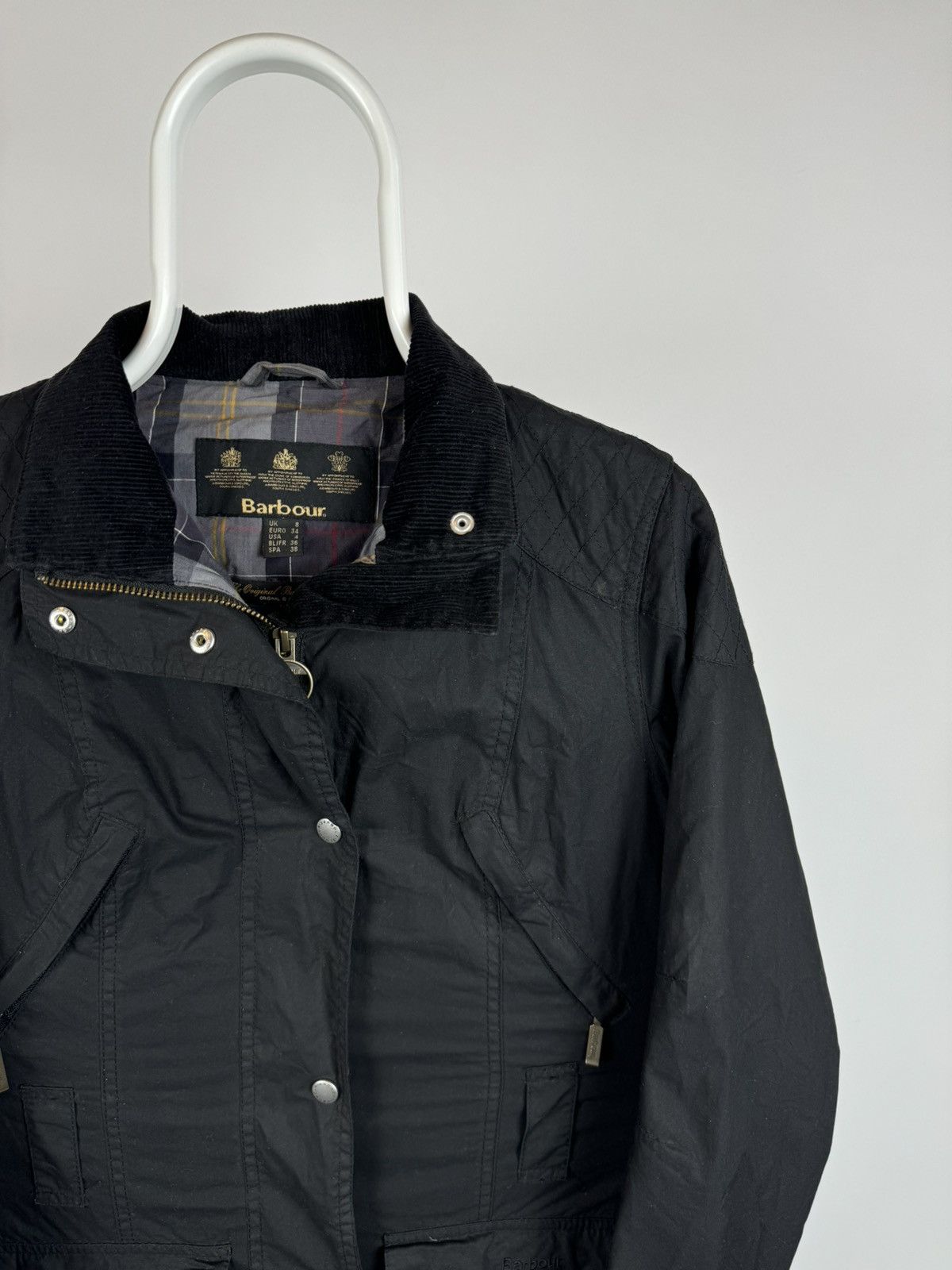 Vintage Barbour Women’s Flyweight Rebel Wax Jacket