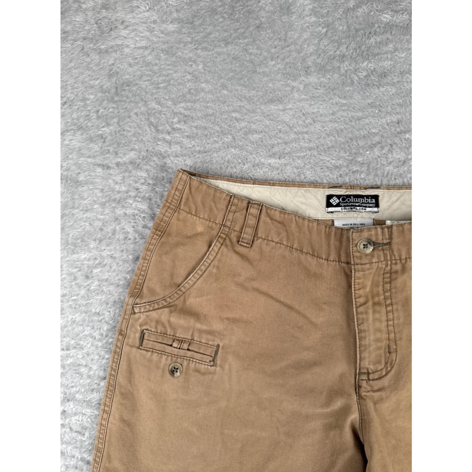 Vintage Vintage Columbia Women’s Shorts Size 6 Beige Cargo Pockets 100% Cotton Casual Hike Summer Size 28" / US 6 / IT 42 - 4 Thumbnail