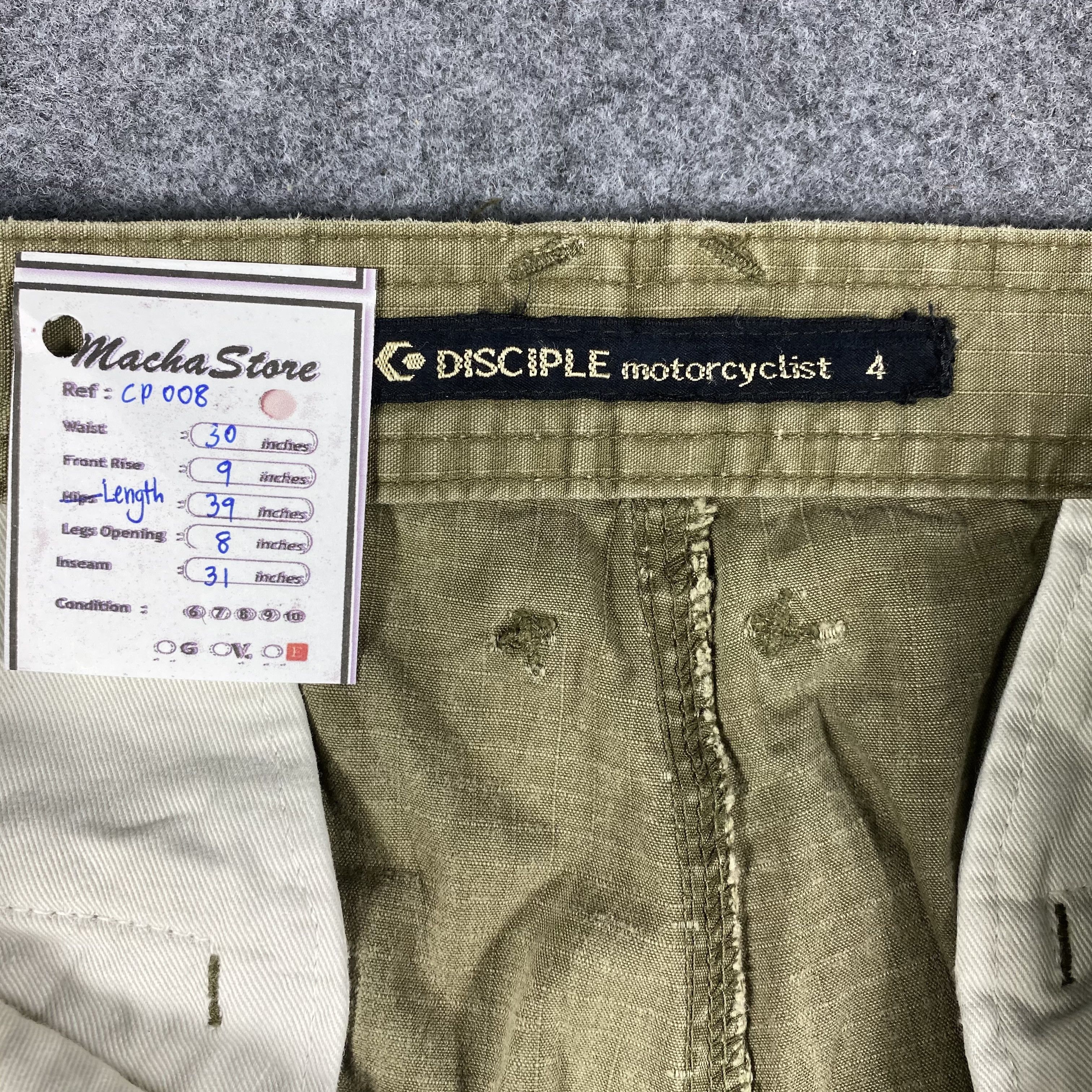 Japanese Brand Disciple Motocyclist Multipocket Tactical Cargo Pants Size US 30 / EU 46 - 8 Thumbnail