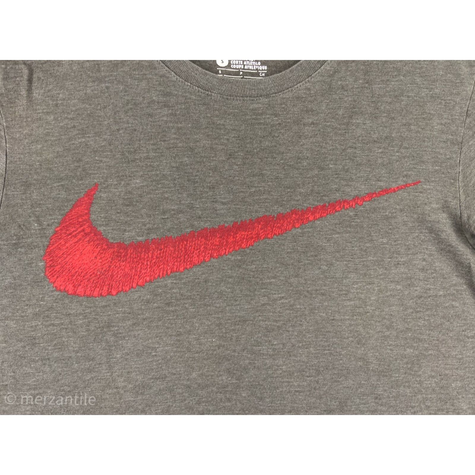 Nike Nike Mens Shirt Gray S Short Sleeve Crew Neck T-Shirt Logo Athletic Sports 90s Outdoor Retro Nike Dri-FIT Boys Mens Size US S / EU 44-46 / 1 - 3 Thumbnail