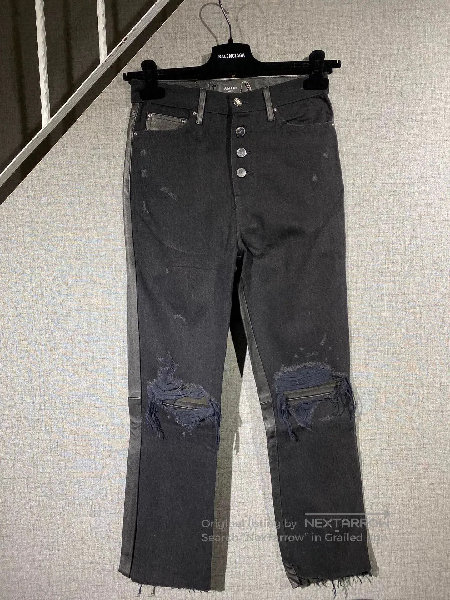Amiri amiri women's leather pants with tags. Size 26" / US 2 / IT 38 - 1 Thumbnail