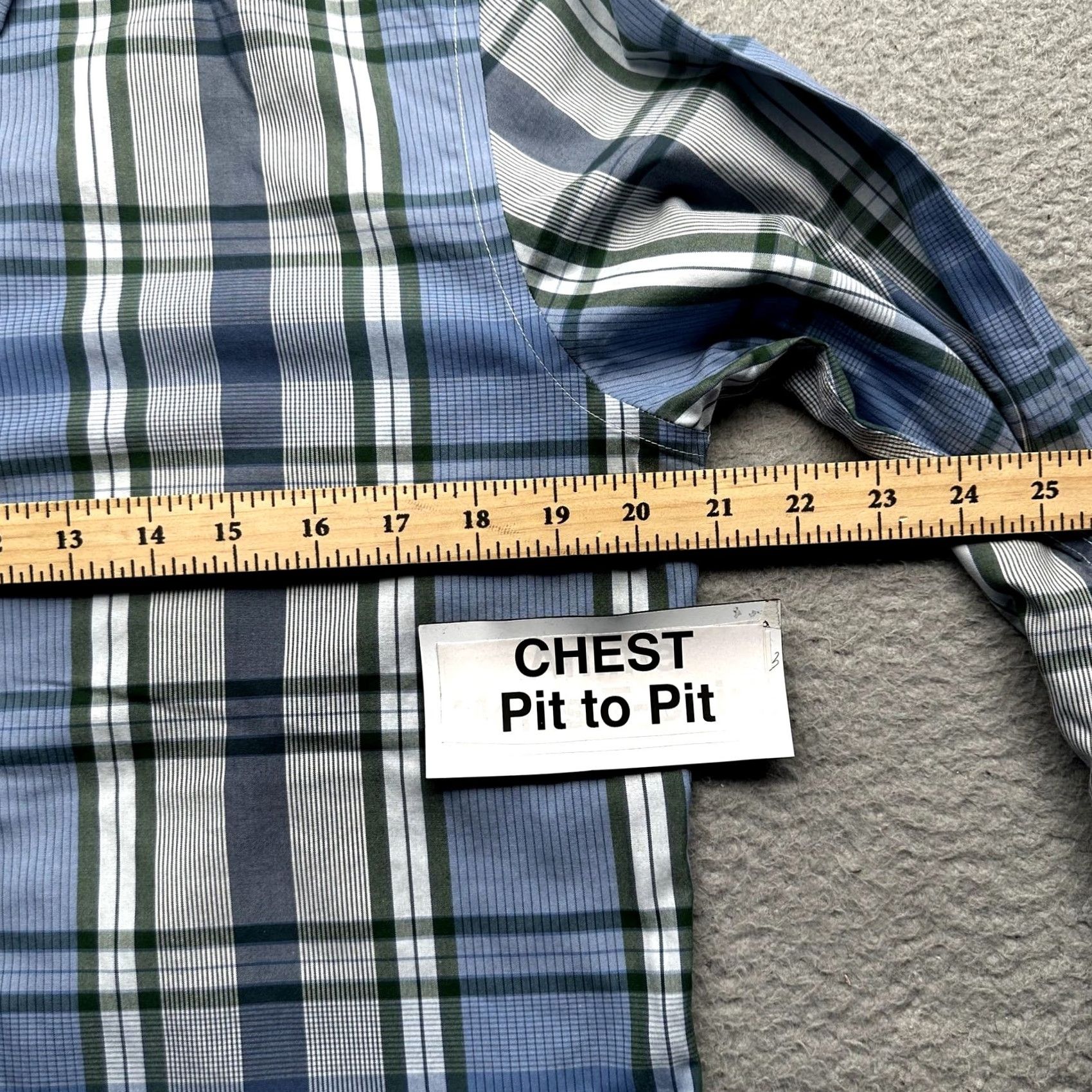 UNTUCKit UNTUCKit Malibran WF Slim Fit Long Sleeve Plaid Button Up Shirt Mens Medium Slim Navy Pattern Wrinkle Resistant Button-Up Casual Formal Preppy Mens Size US M / EU 48-50 / 2 - 7 Thumbnail