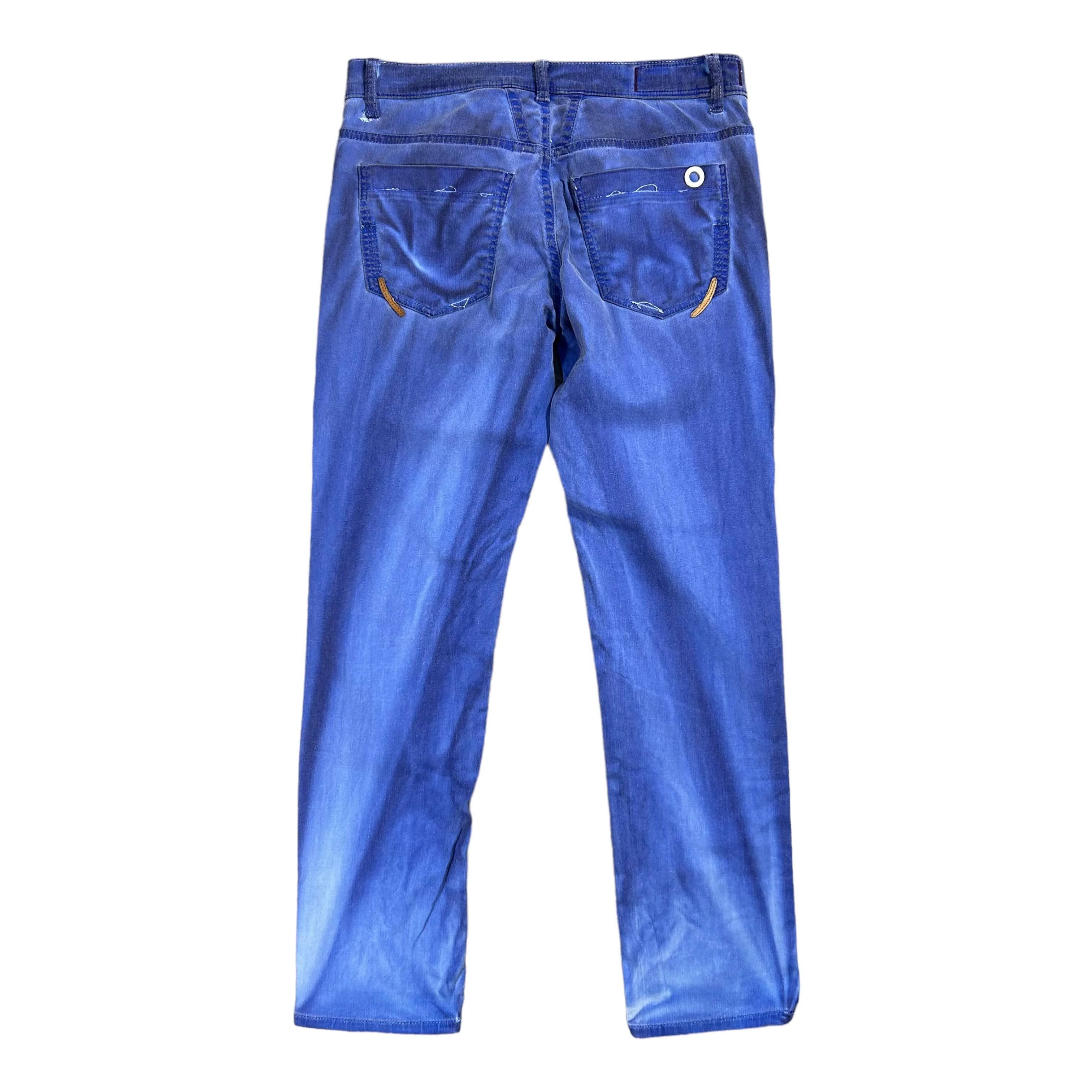 Marithe + Francois Girbaud Marithe Francois Girbaud Boyfriend Blue Cloud Slim Jeans 28 Size 28" / US 6 / IT 42 - 2 Thumbnail
