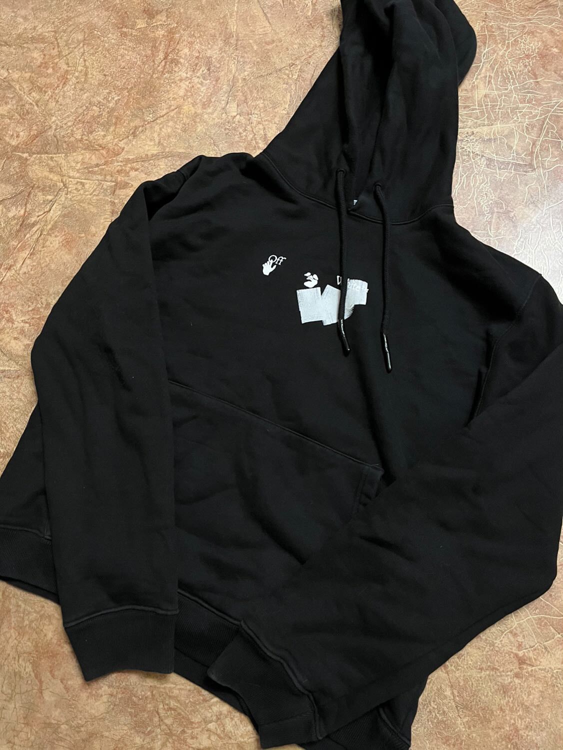 Off-White Off White Virgil Cross Arrows Black Hoodie Big Logo Size US XL / EU 56 / 4 - 1 Thumbnail