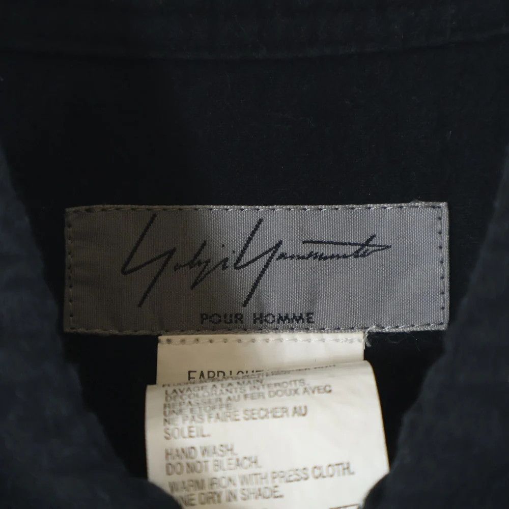 Yohji Yamamoto Yohji Yamaha POUR HOMME/ Long Sleeve Cotton Shirt Size US XXL / EU 58 / 5 - 7 Thumbnail