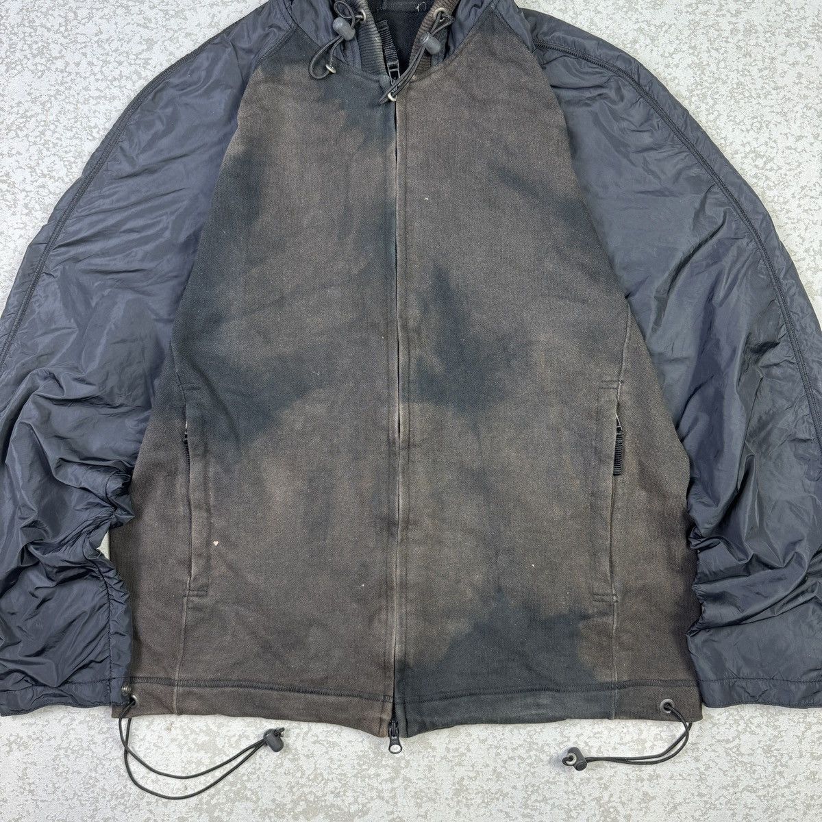 Issey Miyake 1990 Issey Miyake - Faded Hoodie Jacket Size US M / EU 48-50 / 2 - 4 Thumbnail