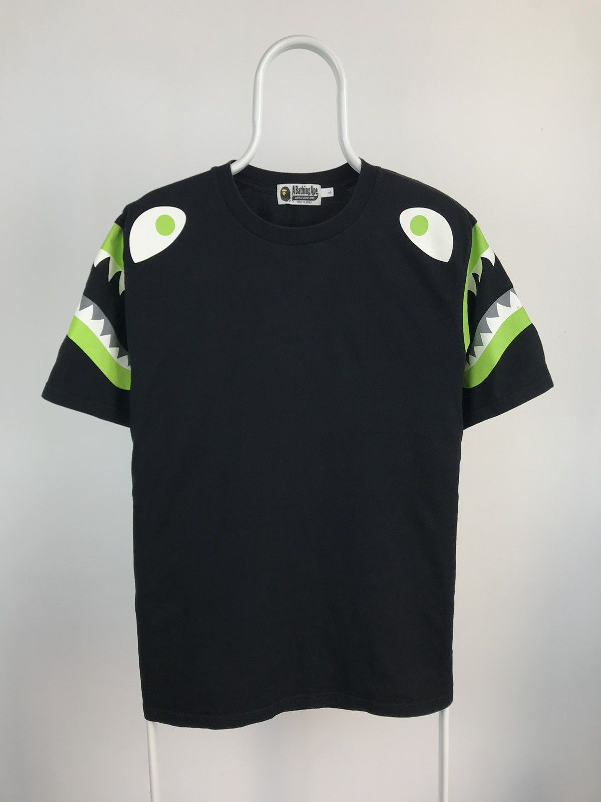 image of Bape Shark Tee in Black, Men's (Size Large)