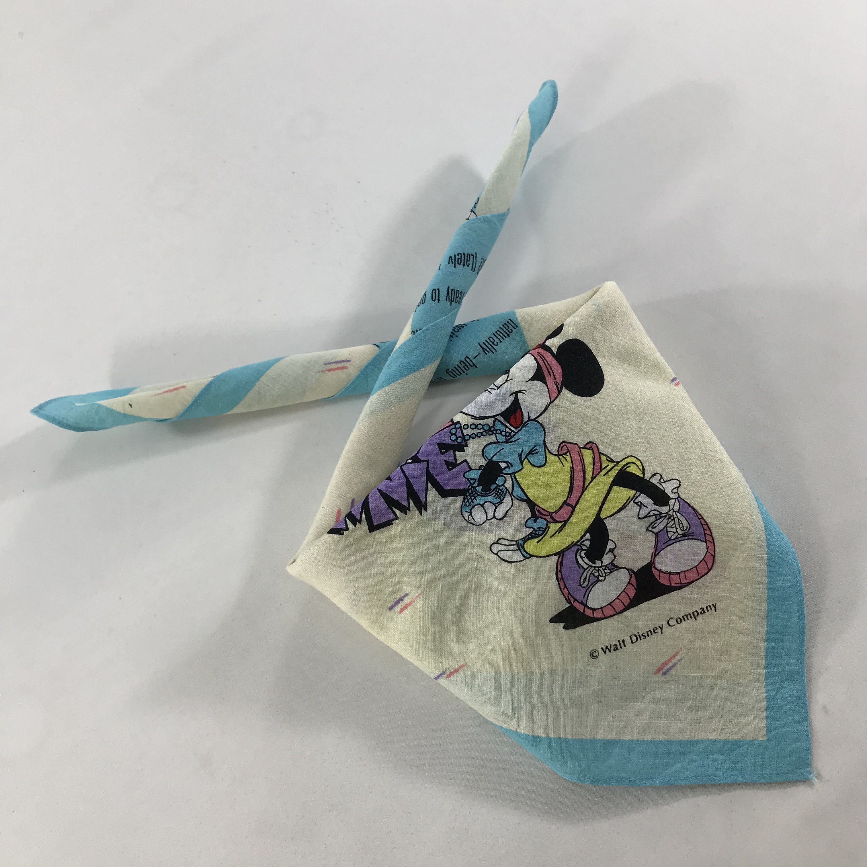 Disney × Vintage Disney Bandana / Handkerchief / Neckerchief - S1834 Size ONE SIZE - 4 Thumbnail