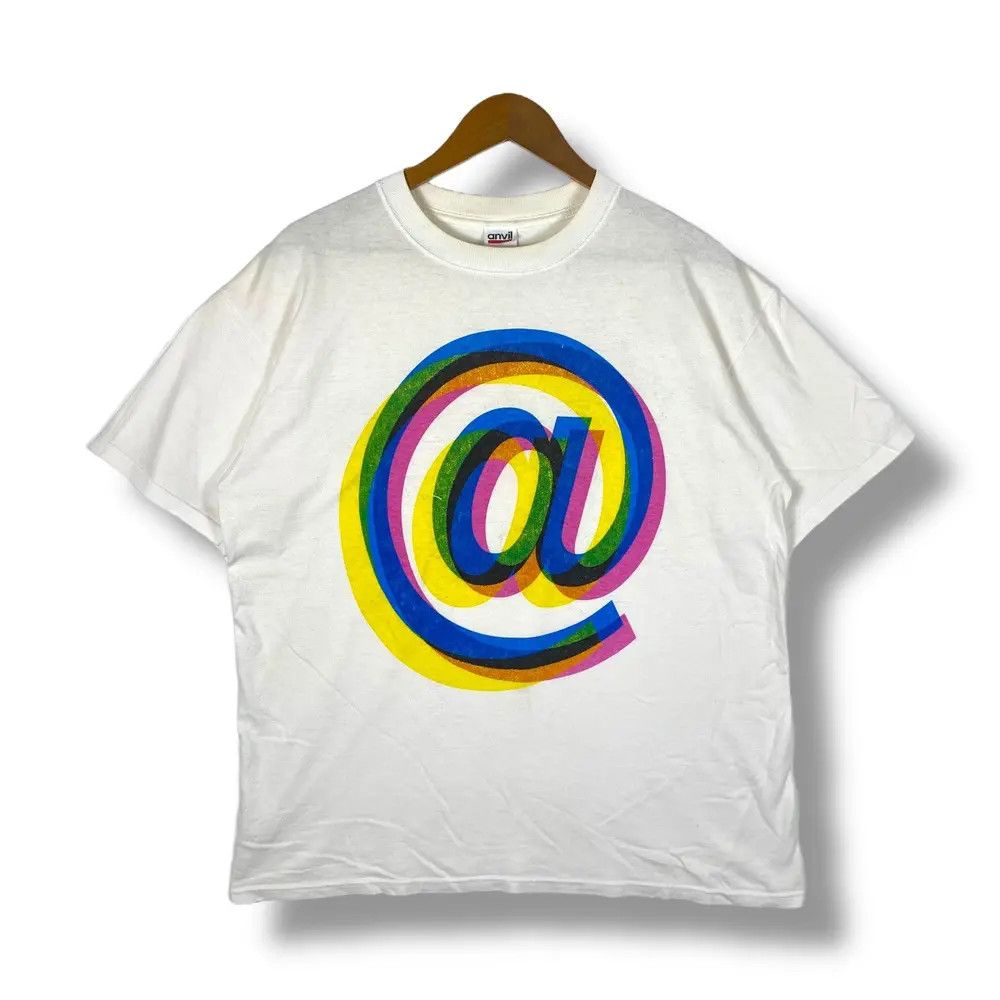 Vintage Vintage @ Symbol Pop Art Style Graphic Tee Shirt Size US L / EU 52-54 / 3 - 1 Thumbnail