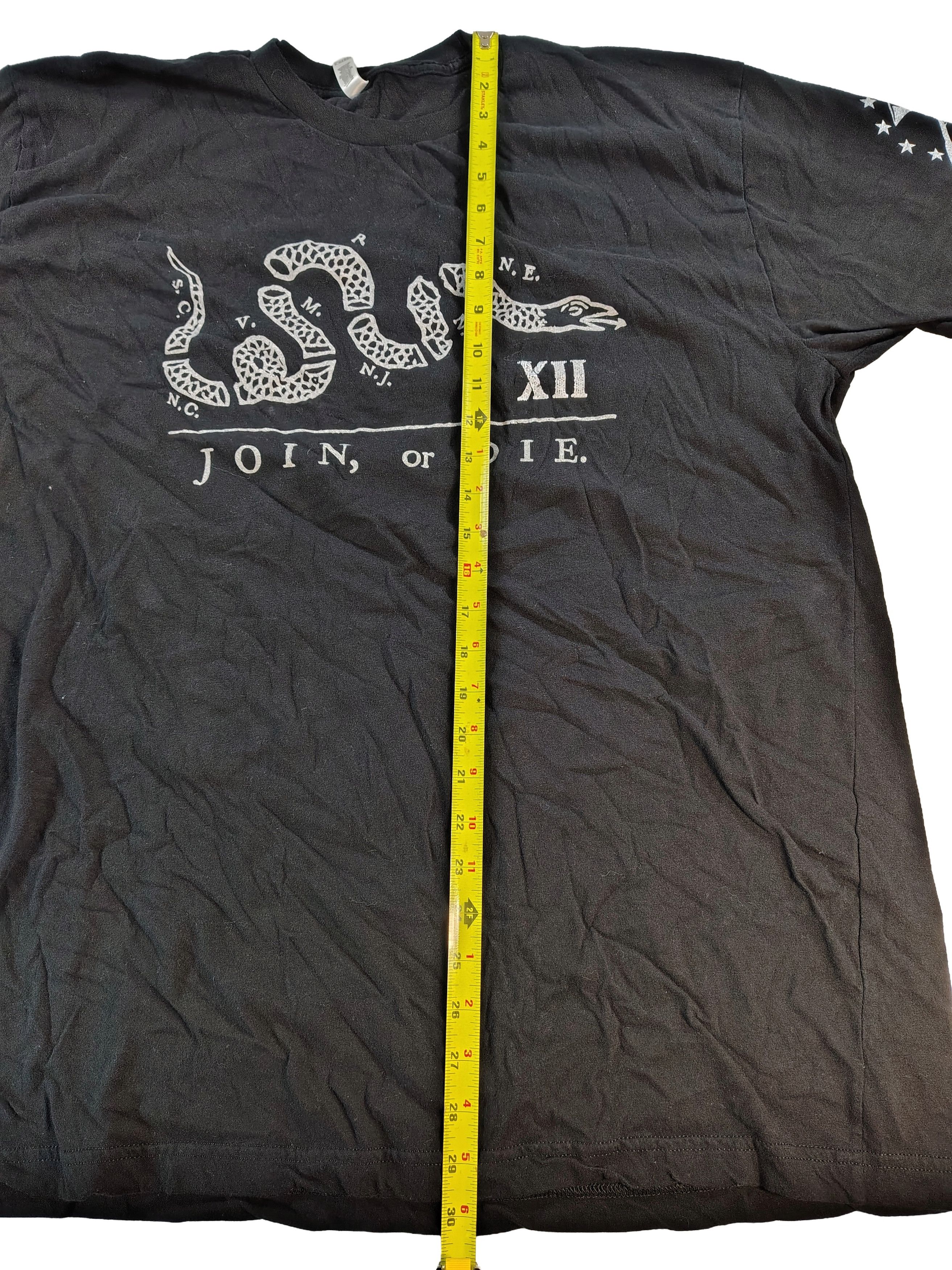 American Apparel Men's XXL Don't Tread On Me American Apparel T-Shirt Size US XXL / EU 58 / 5 - 9 Thumbnail