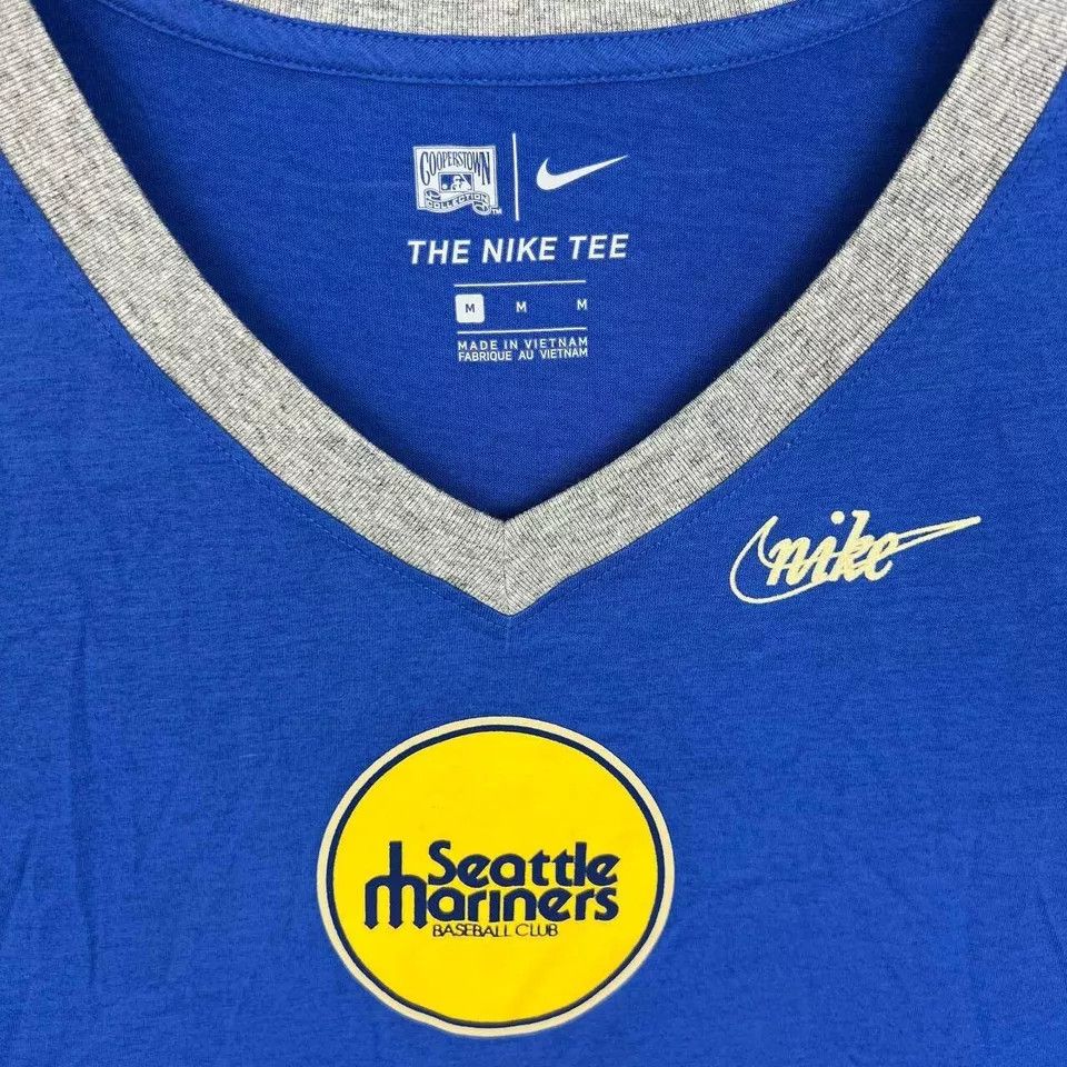 Nike Seattle Mariners Shirt Women Nike Short Sleeve V-Neck New M Size M / US 6-8 / IT 42-44 - 5 Thumbnail